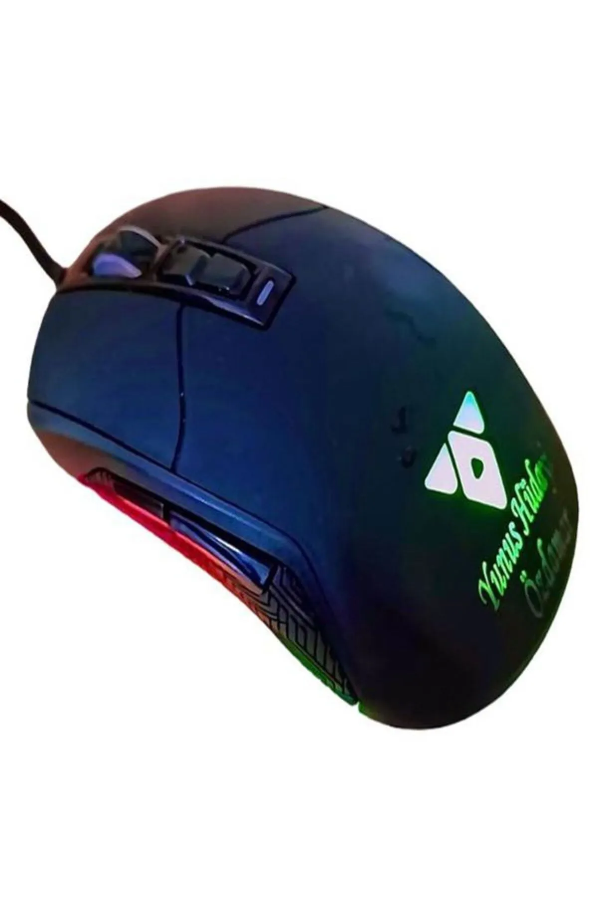 Slons Aksesuar İsme Özel Yazı Yazılabilen RGB 7 tuşlu X7 Oyuncu Gaming, Mouse, Işıklı