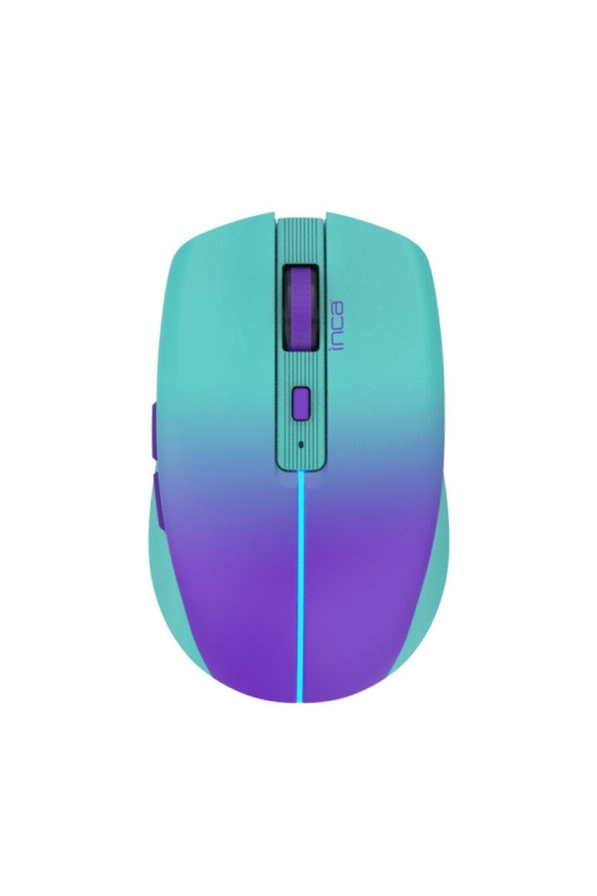 Inca IWM-511RM Dual Mod Bluetooth+Wireless Rechargeable Gradient Color Silent Mouse