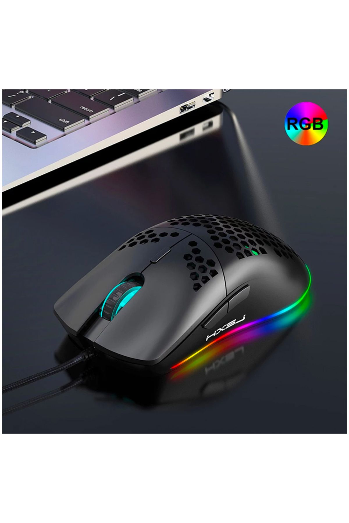 Genel Markalar J900 Usb Kablolu Rgb Dpi Oyuncu Mouse Gaming Mouse Yeni Model 542167