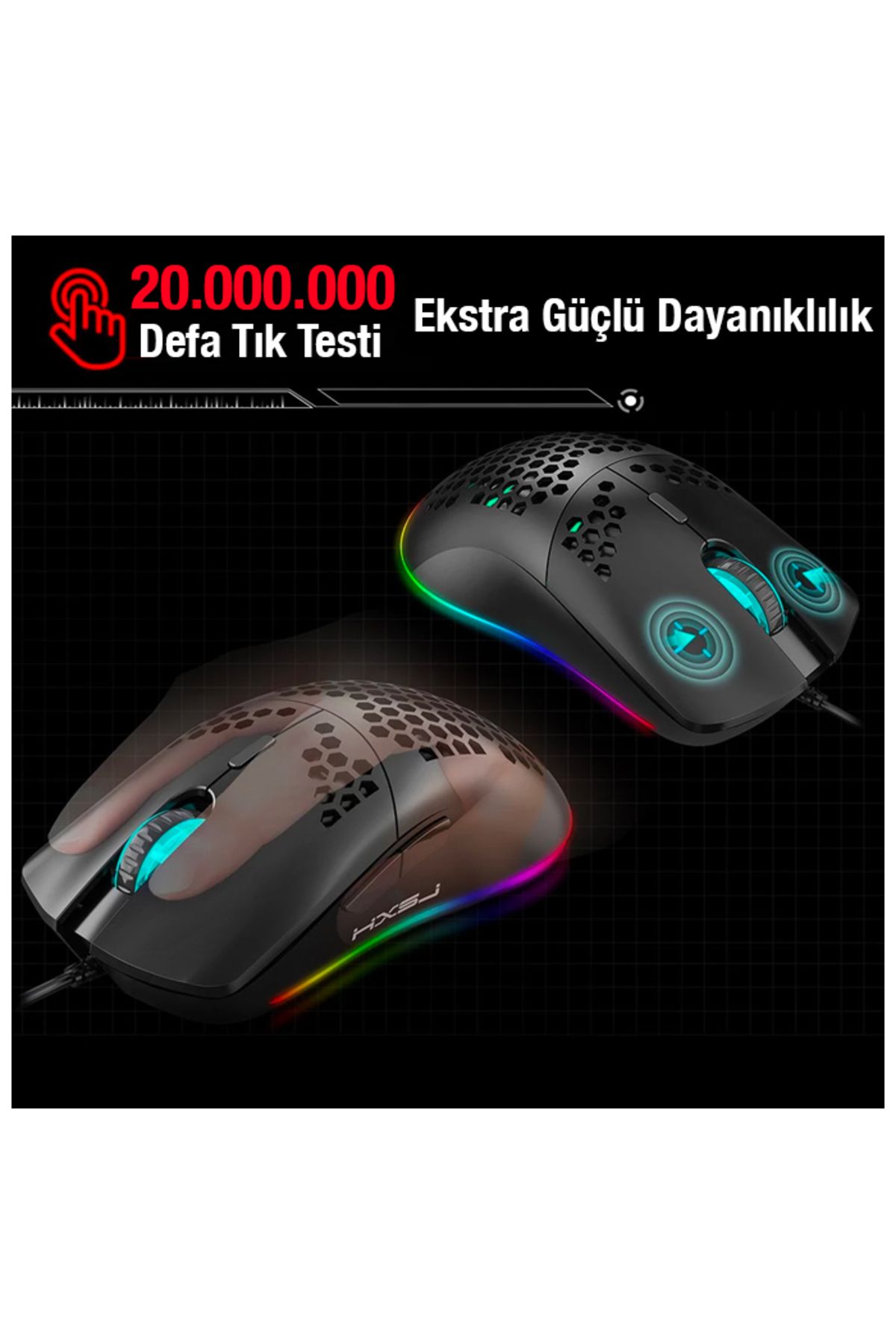 Genel Markalar J900 Usb Kablolu Rgb Dpi Oyuncu Mouse Gaming Mouse Yeni Model 542167