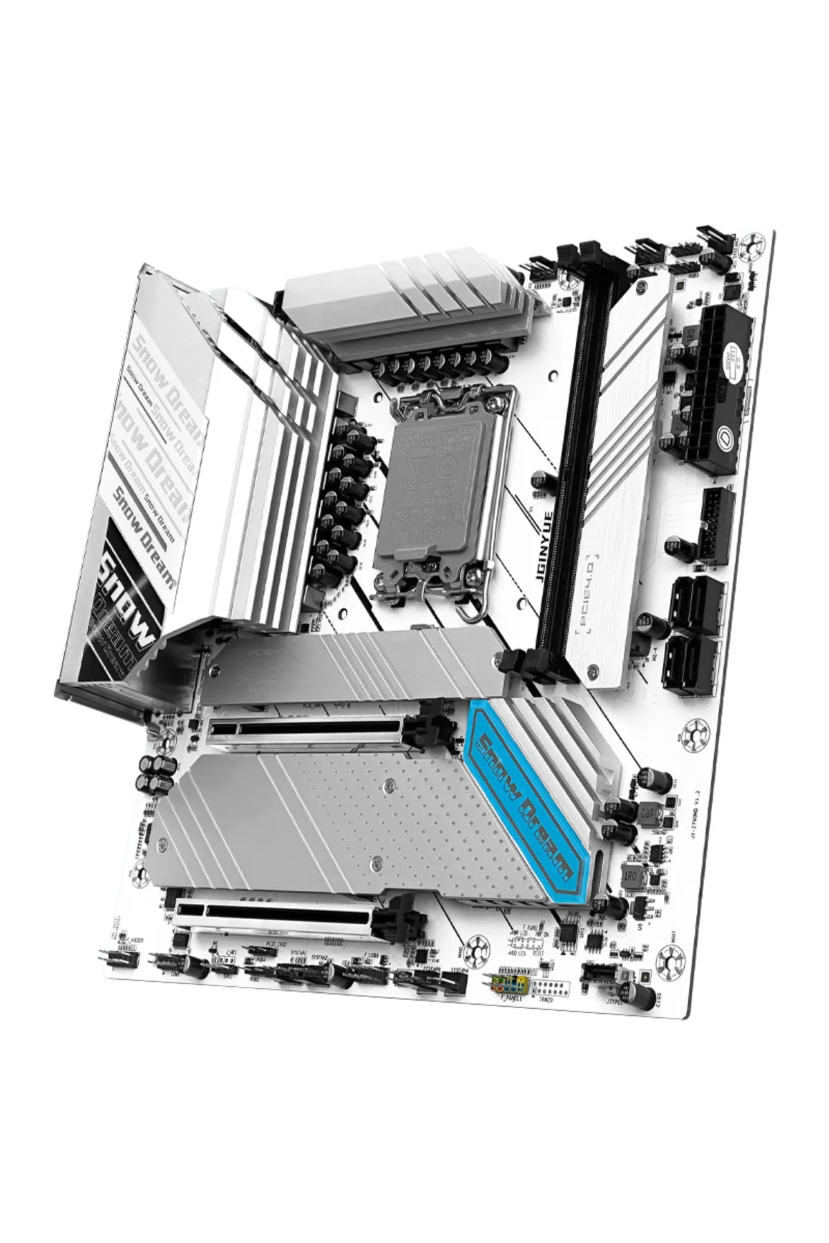 Jginyue Jgınyue Z790M Snow Dream D5 Intel Z790 Chıpset Ddr5 8000 Mhz(Oc) 1700 Soket mAtx Anakart