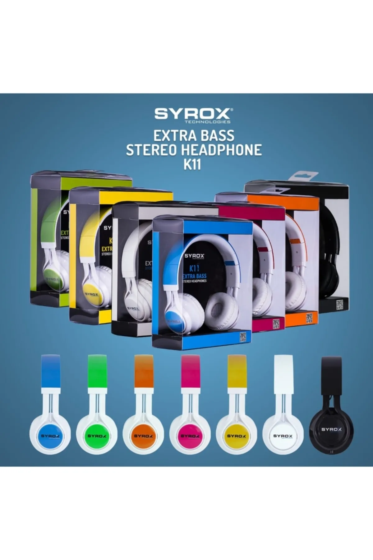 Syrox K11 Stereo Kablolu Kulaklık