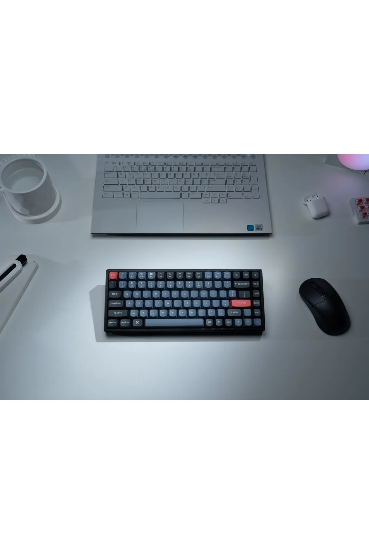 Keychron K2 Pro (hot-swappable)kablosuz Mekanik Klavye- Gateron G Pro Red Switch-white Led-qmk/vıa