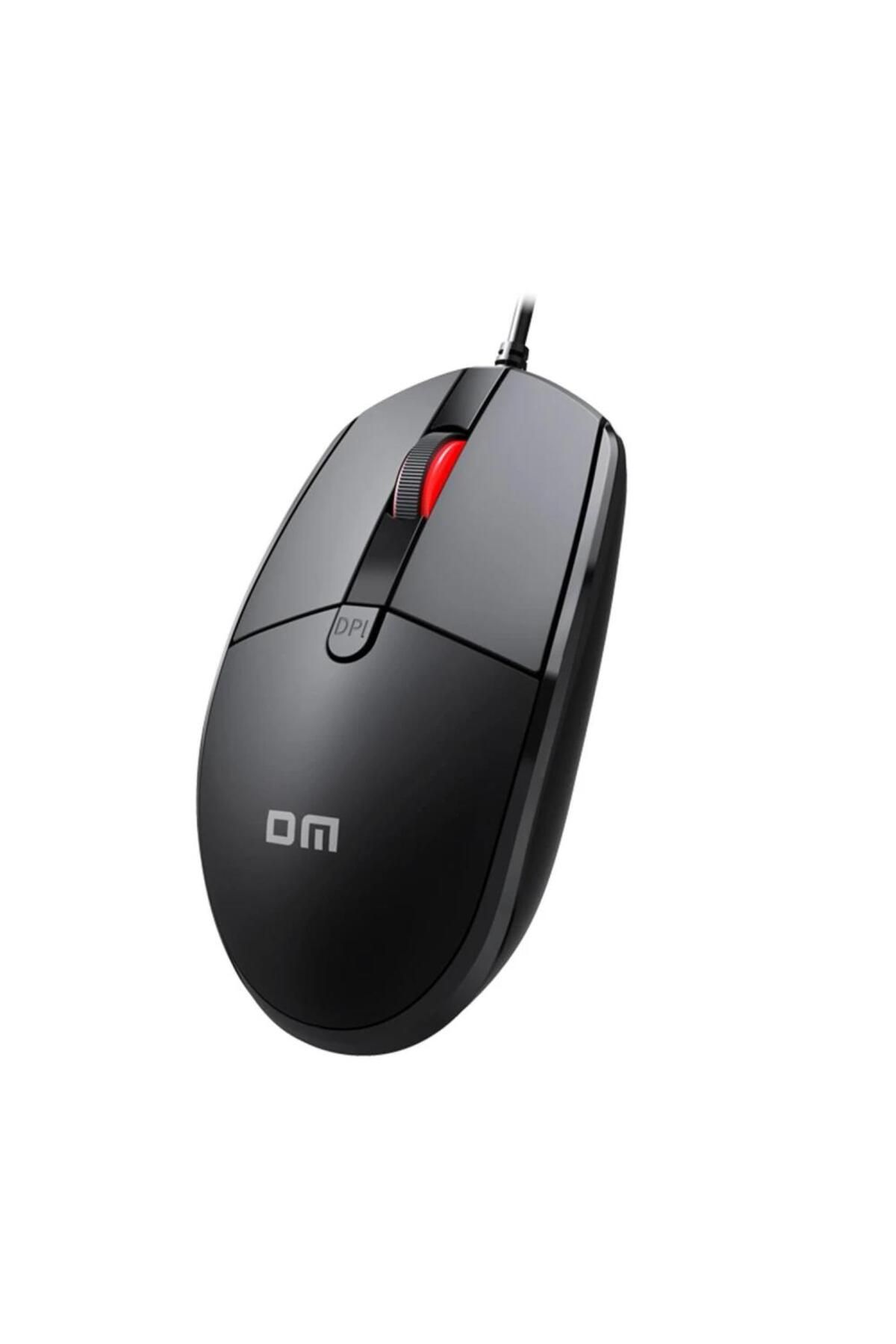 DM K3 2000 Dpı Kablolu Optik Mouse Siyah