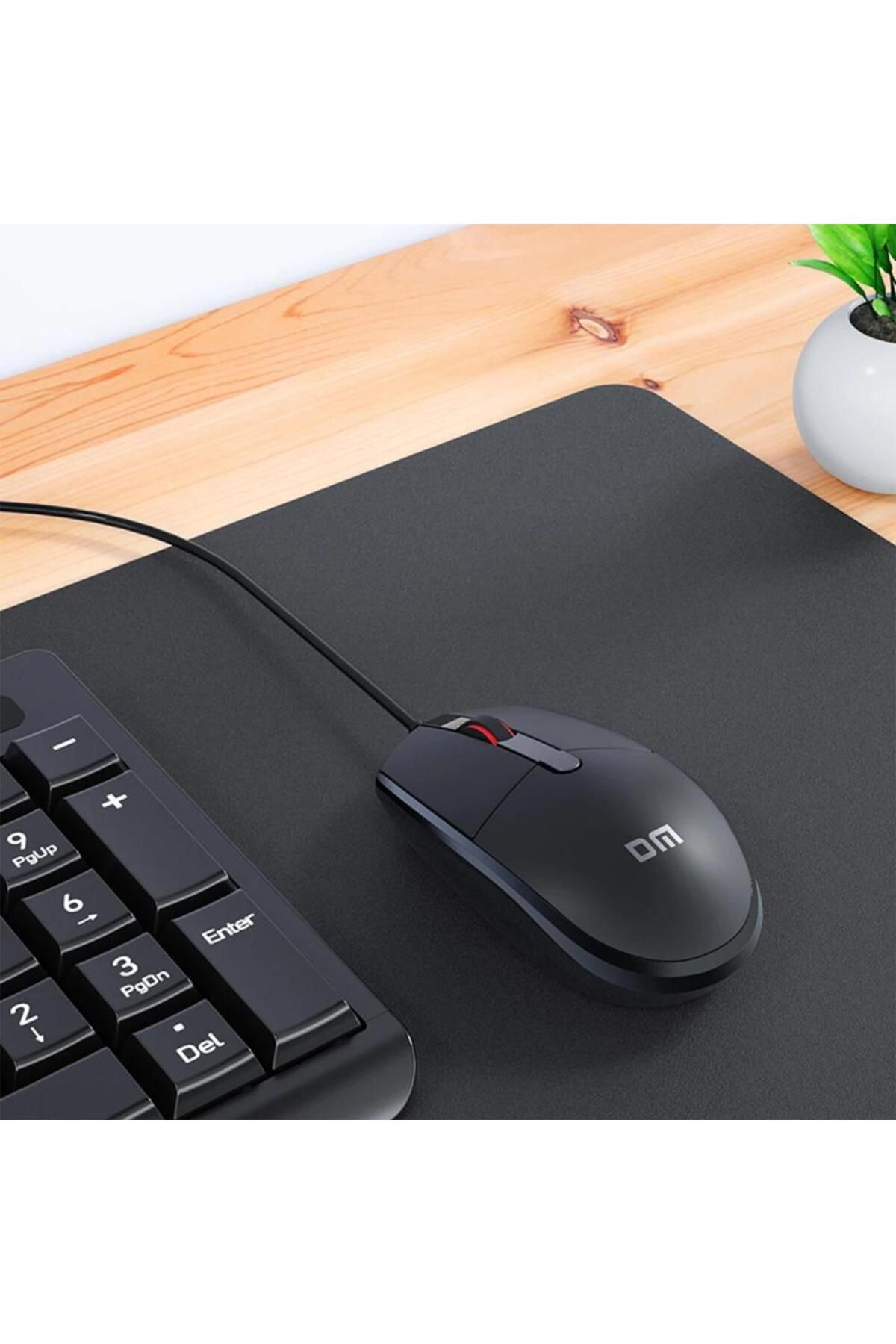 DM K3 2000 Dpı Kablolu Optik Mouse Siyah