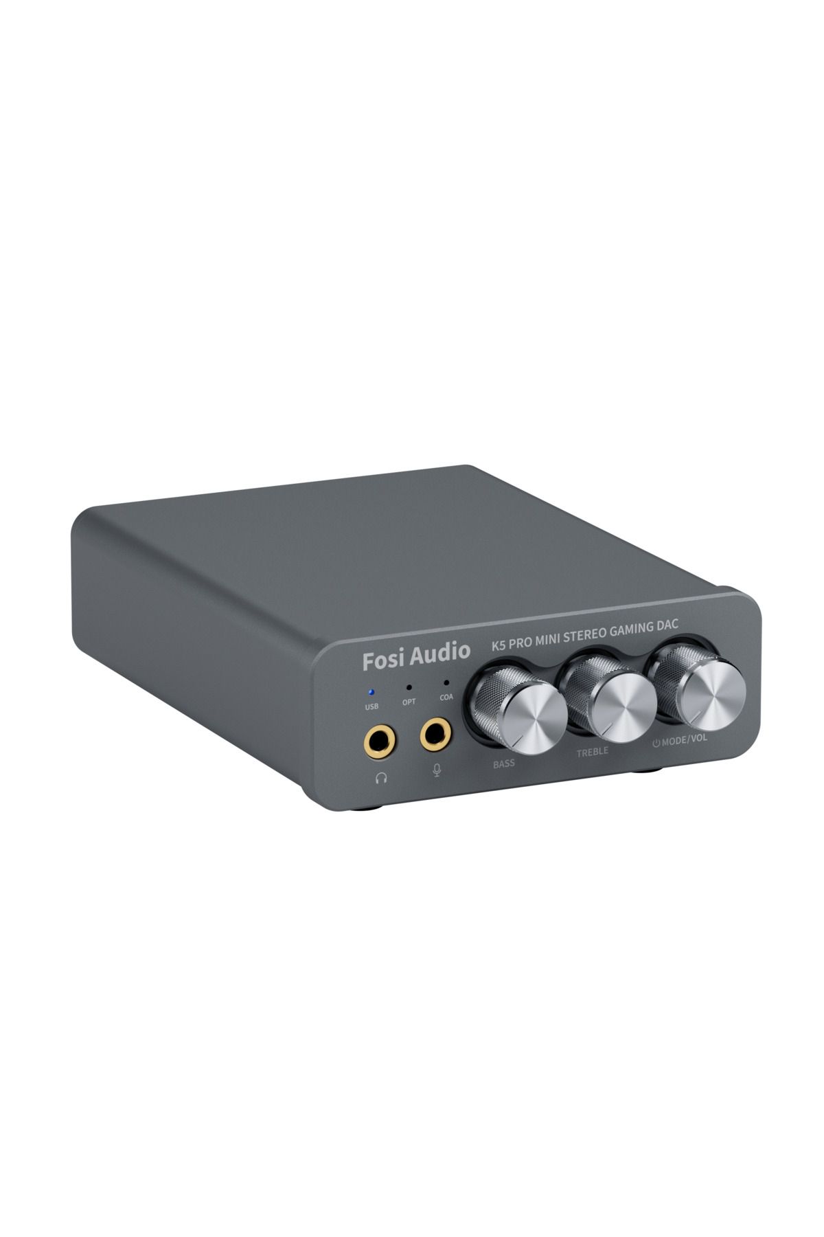 Fosi Audio K5 Pro Oyun DAC Kulaklık  Hi-Fi USB Tip C - RCA/Optik/3,5 MM AUX  PS5/PC/MAC Uyumlu