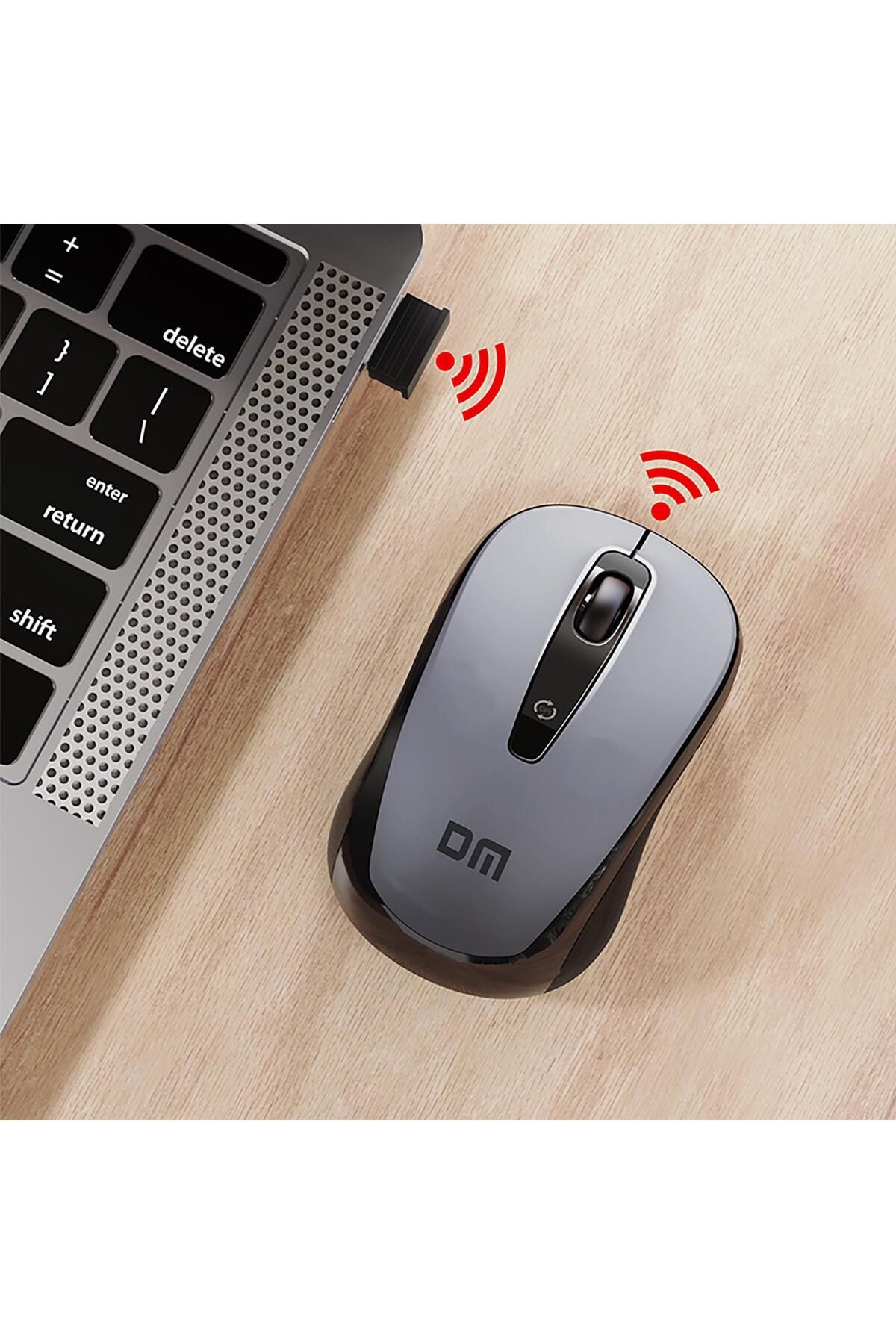 DM K8 1200 Dpı 2.4ghz Kablosuz Mouse