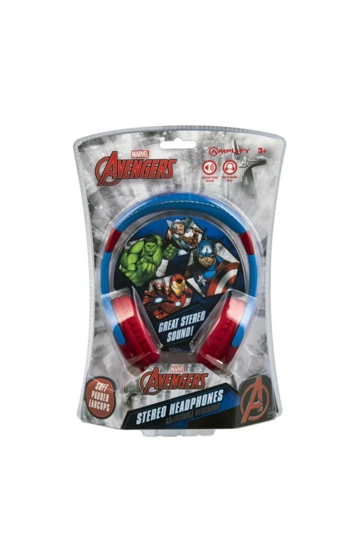 Amplify Kablolu Kulaklık Marvel Avengers Yenilmezler Çocuk Kulaklığı Lisanslı Mv-10901-av Thor Kaptan Amerik