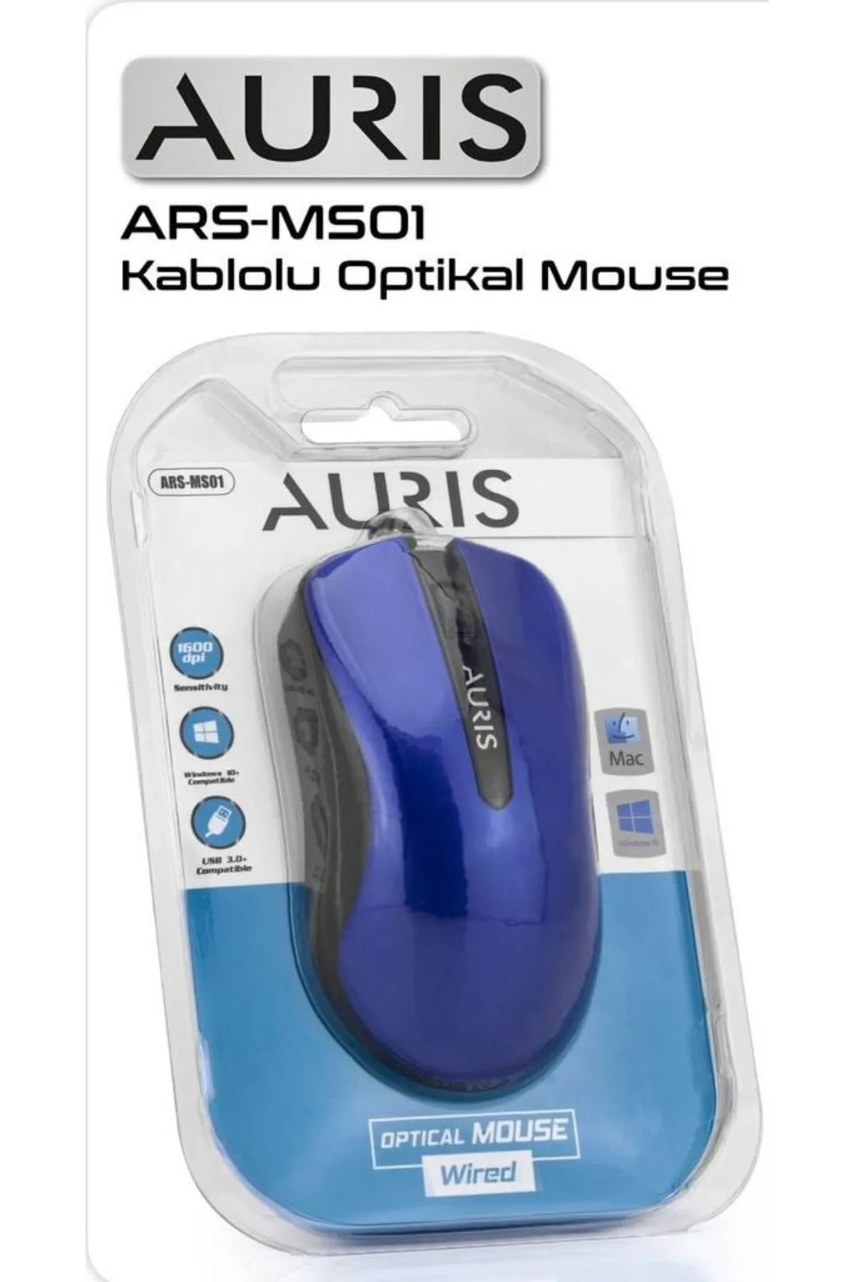 Auris KABLOLU OPTİK MOUSE