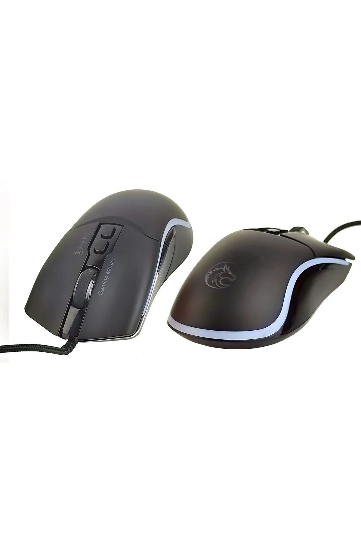 Apera Kablolu Oyuncu Mouse Renkli Rgb LED Işıklı USB Optik Ergonomik Gaming 7 Tuş Fonksiyonlu Fare Q301