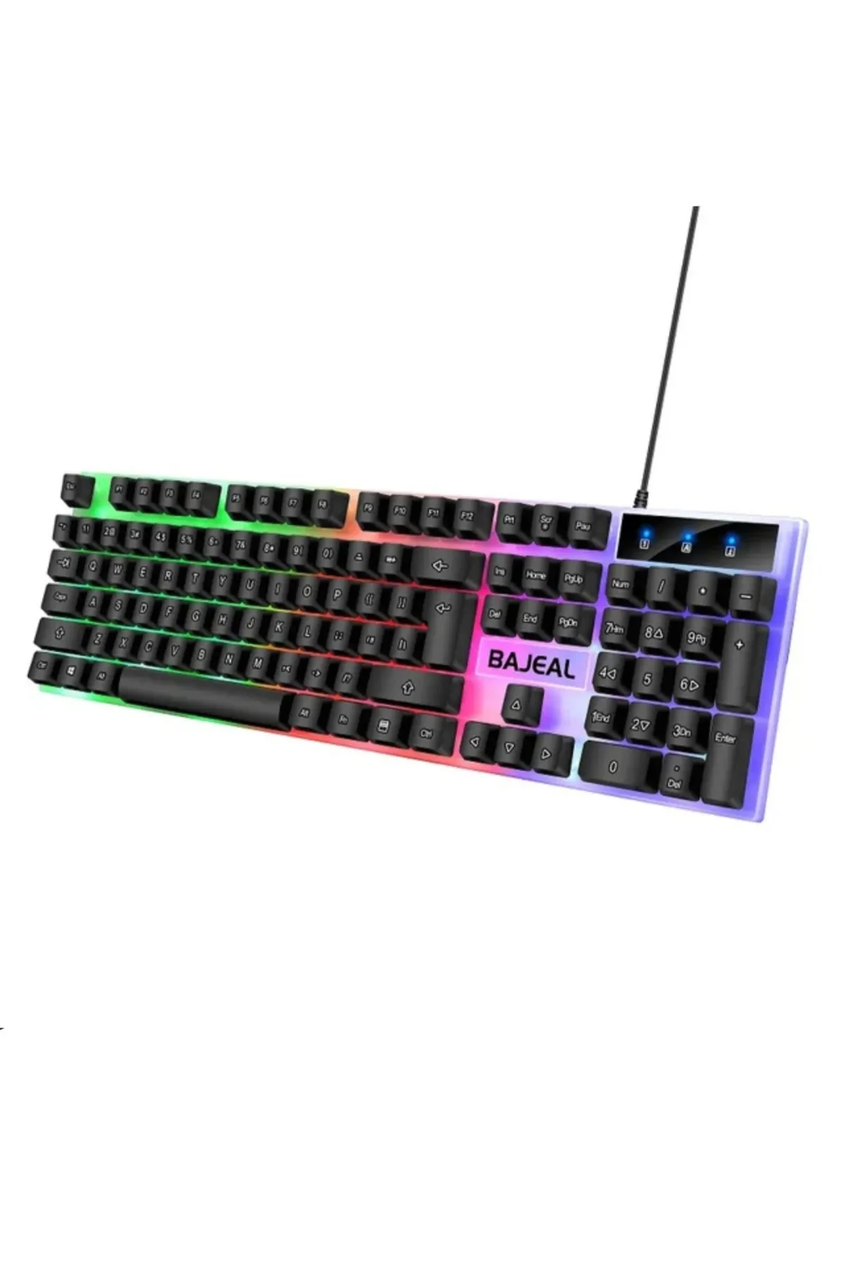 HOBİPİX Kablolu Rgb Işıklı Oyuncu Gaming Klavye Mouse Set