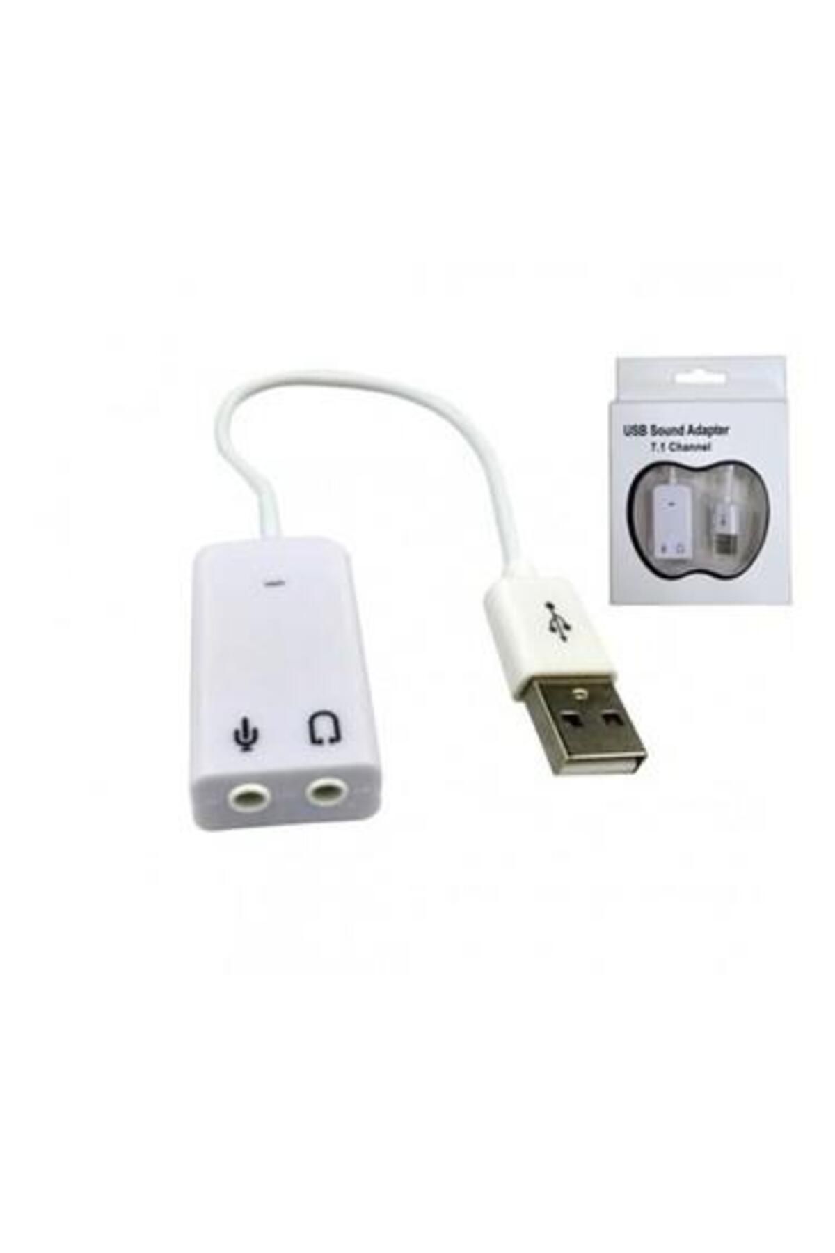 Genel Markalar Kablolu Usb Ses Kartı Usb Sound Adapter 7.1 Channel