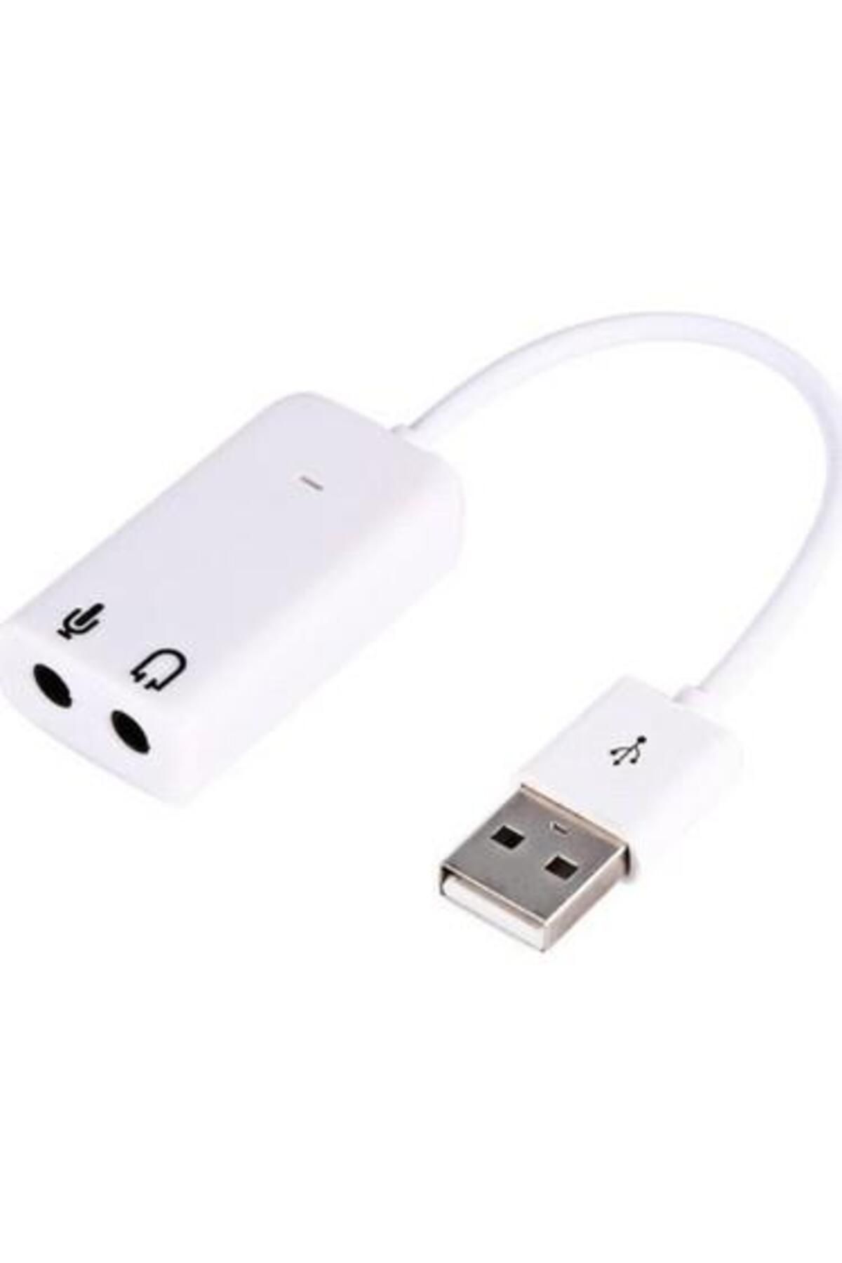 Genel Markalar Kablolu Usb Ses Kartı Usb Sound Adapter 7.1 Channel