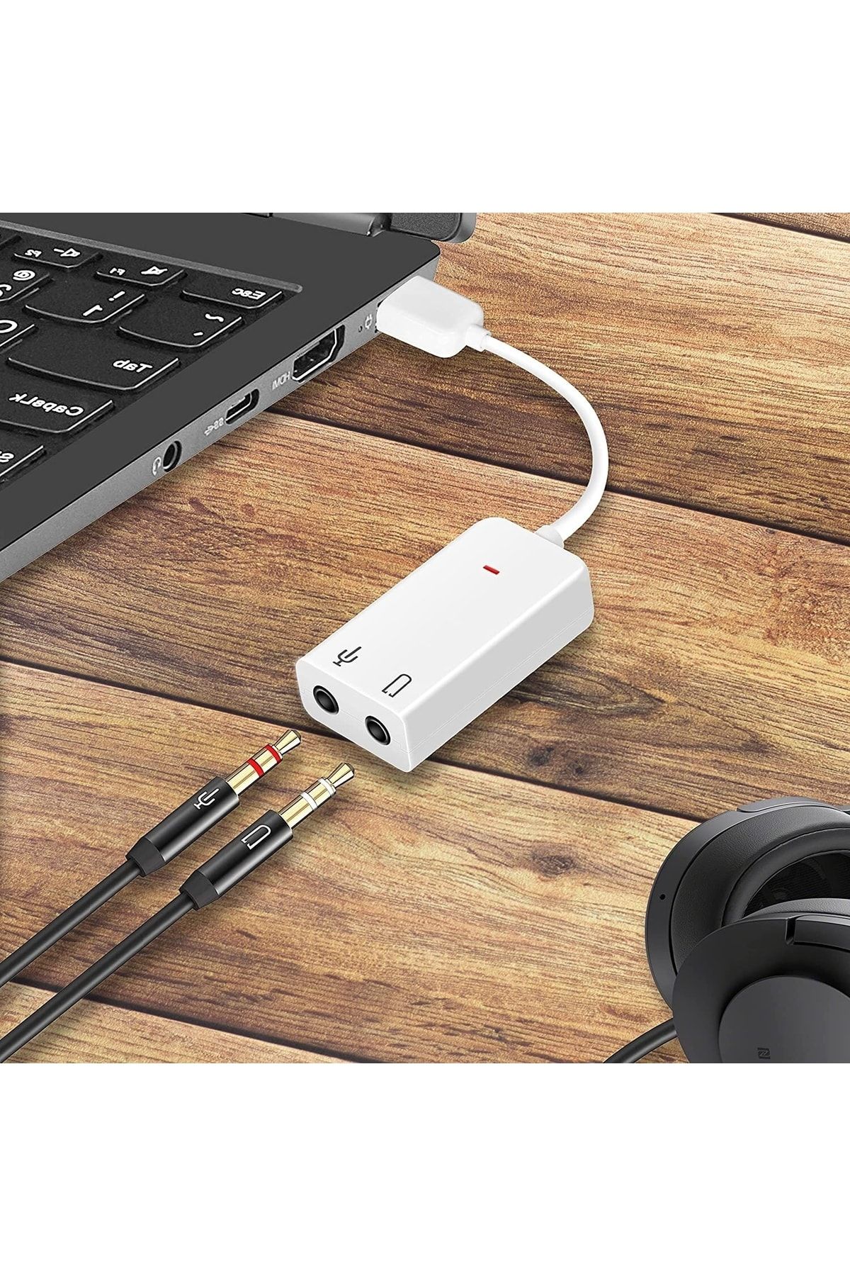 aogo Kablolu Usb Ses Kartı Virtual Sound Tak Kullan Kulaklık Mikrofon Çıkışı 7.1 Channel Harici Ses Kartı