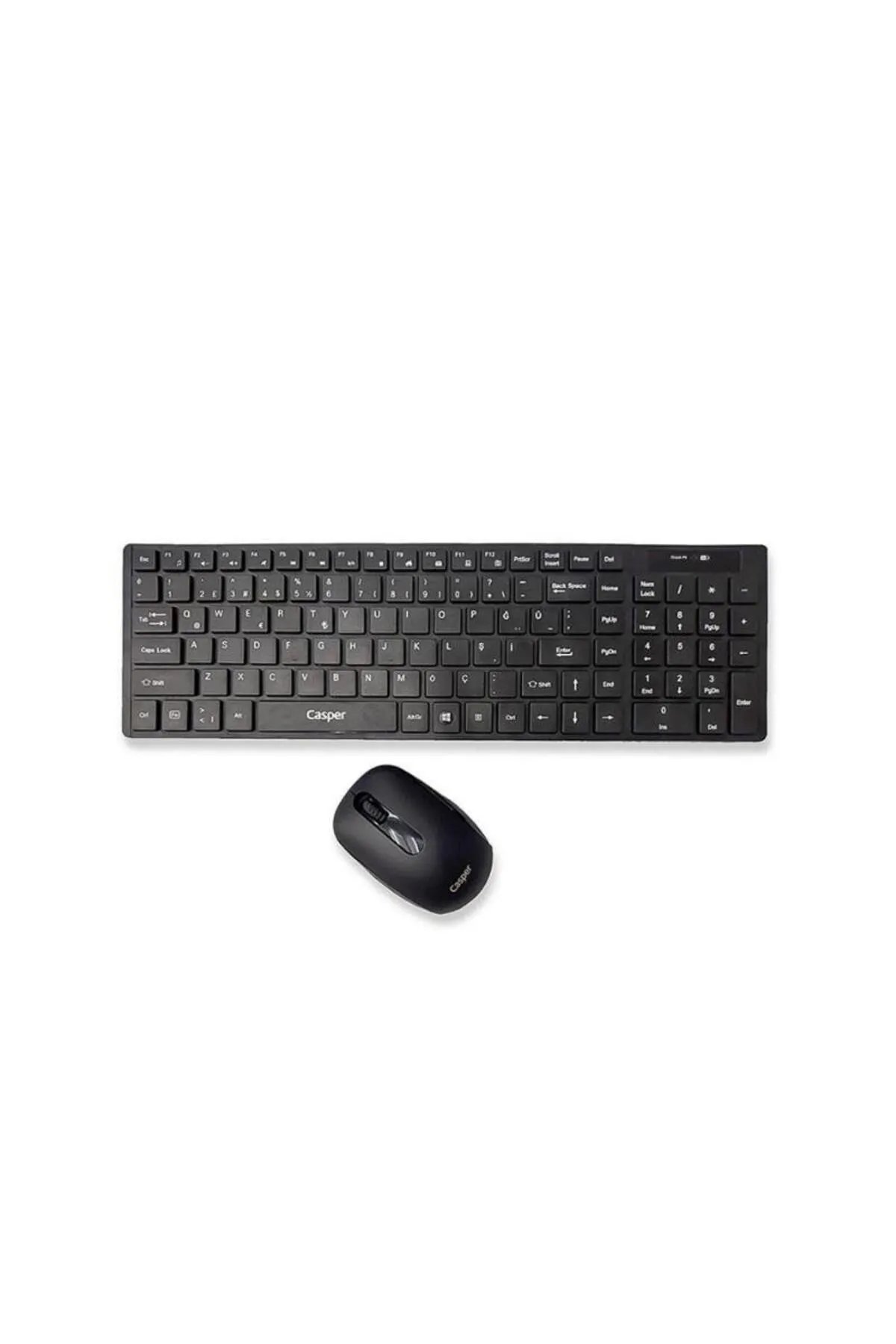 Casper Kablosuz Klavye Mouse Set Siyah USB, SK.CS-AX7900-W
