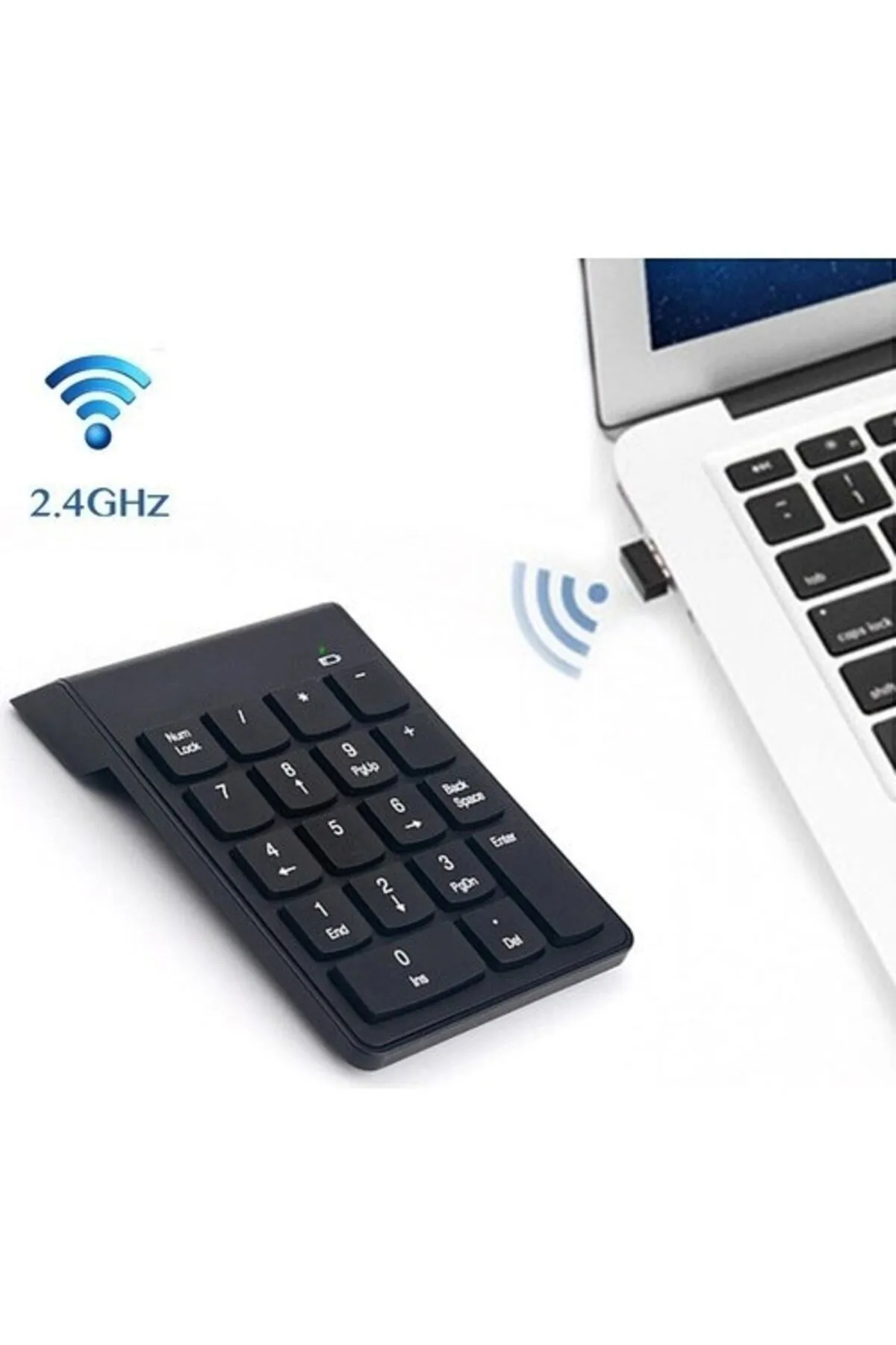 Mi7a Kablosuz Numeric Numerik Keypad 18 Tuşlu Sayısal Klavye Numpad