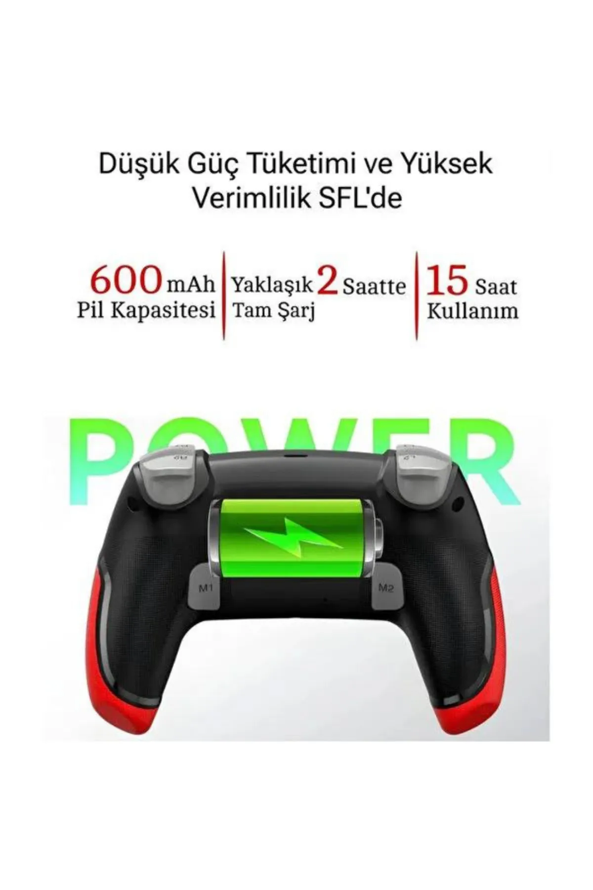 HEJARON Kablosuz Oyun Konsolu Gamepad Bluetooth Joystick Android Tv Switch İos Ps4 Ps3 Pc Uyumlu Titreşimli