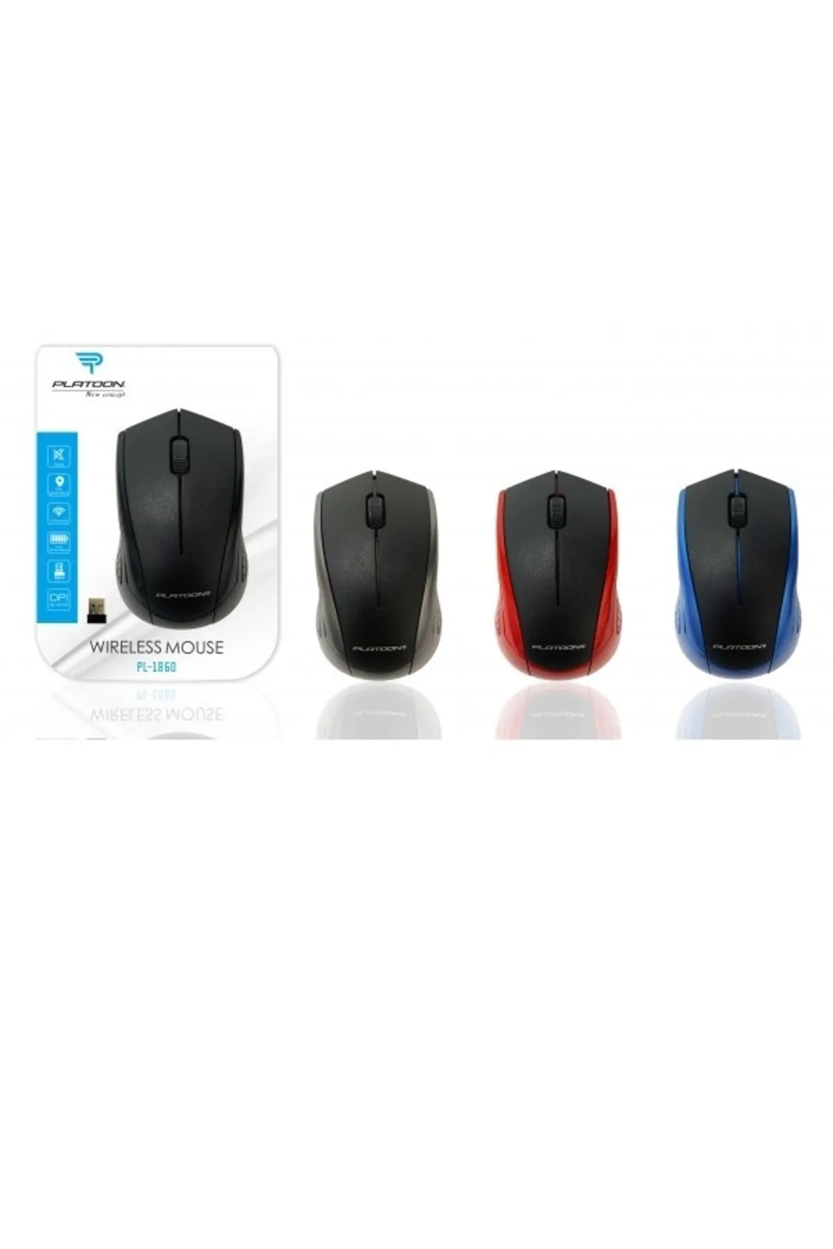 Platoon Kablosuz Wireless Mouse Pl-1860