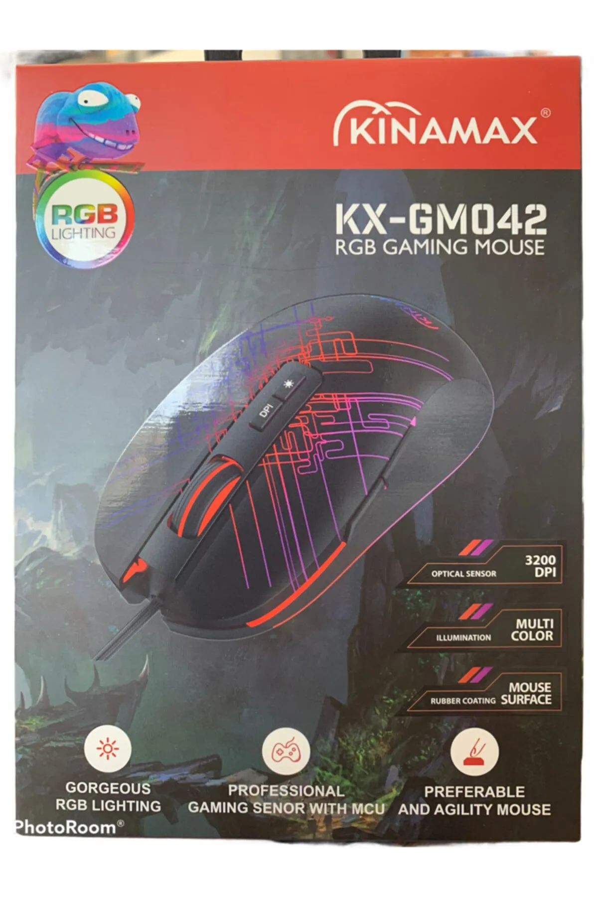 ATAELEKTRONİK Kaliteli Rgb Optik Kablolu Işıklı Oyuncu Gaming Gamer Mouse 3200dpı Rgb Optik Kablolu 7 Tuşlu Maus