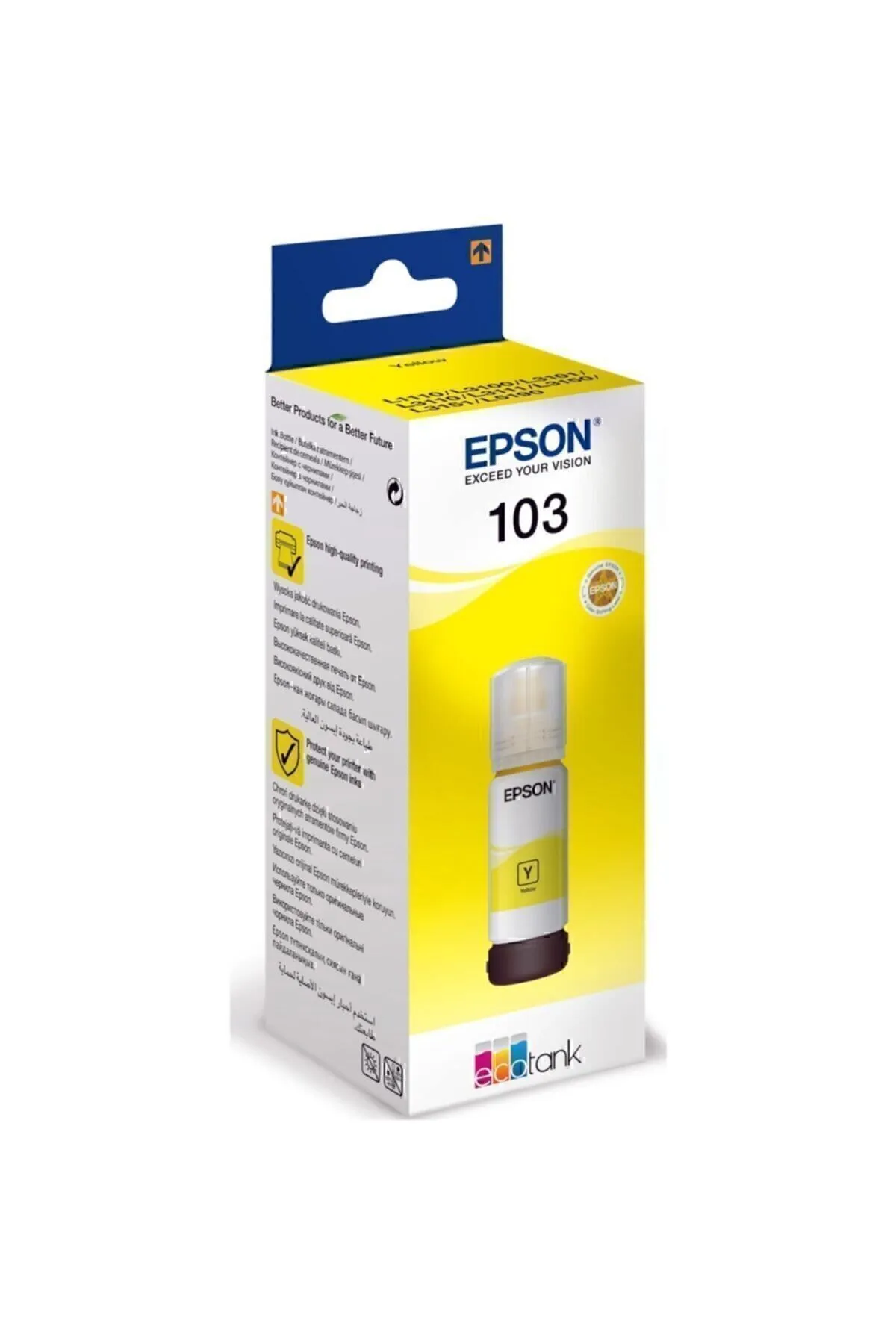 Epson Kartuş- C13t00s44a 103 65ml Yellow Ecotank Ka