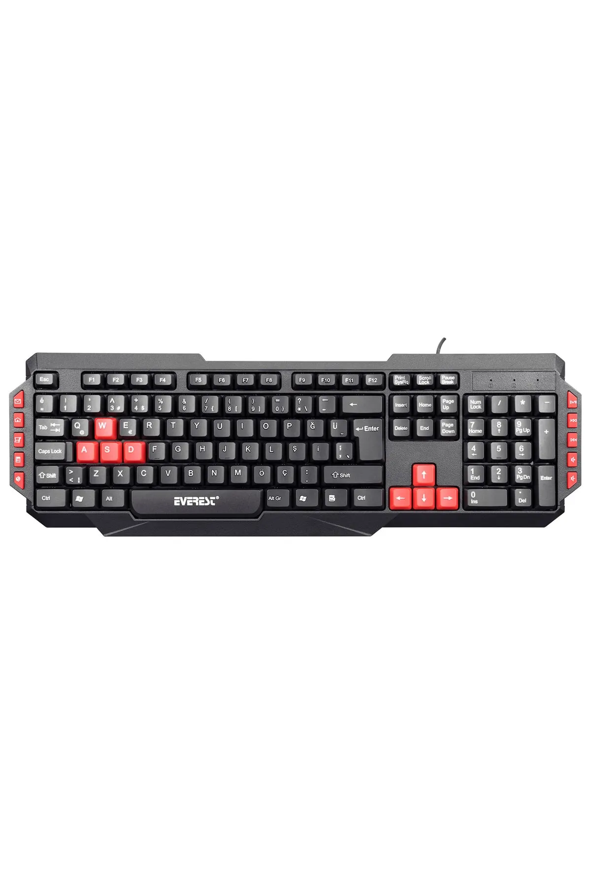 Everest Kb-g7 Armor Siyah Usb Q Gaming Kablolu Oyuncu Klavyesi