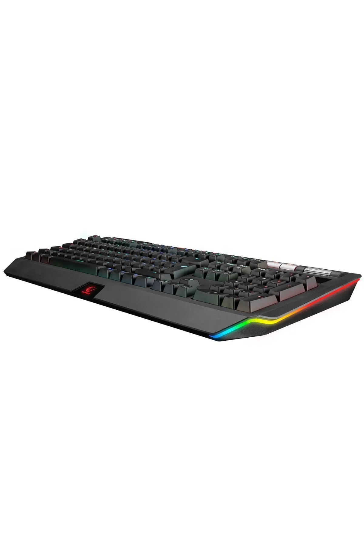 Rampage Kb-r105 Exhero Full Rgb Ledli Outemu Blue Switch 5 Makro Tuşlu Standlı Türkçe Gaming Oyuncu Klavyesi