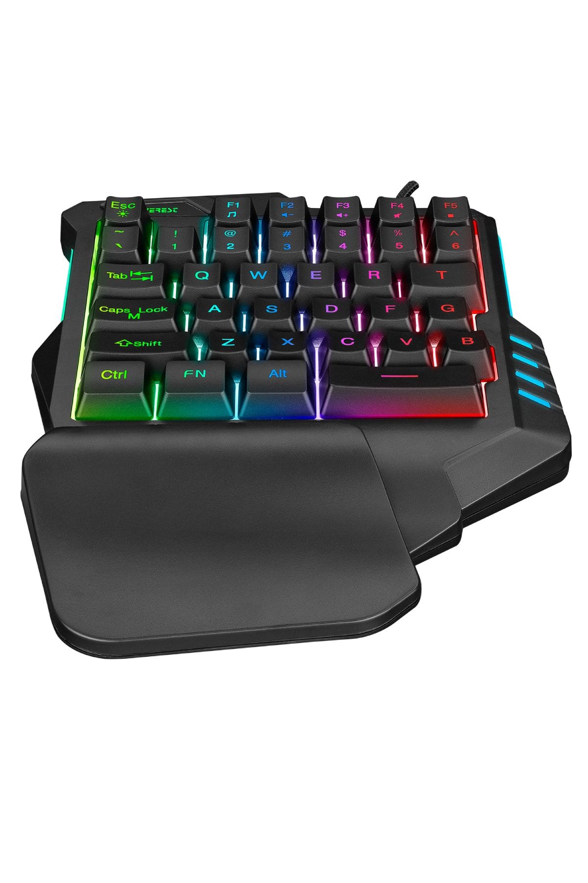 Everest Kb-r177 Salvo Rainbow Rgb Ledli 35 Tuşlu Multimedya Mini Gaming Oyuncu Klavyesi