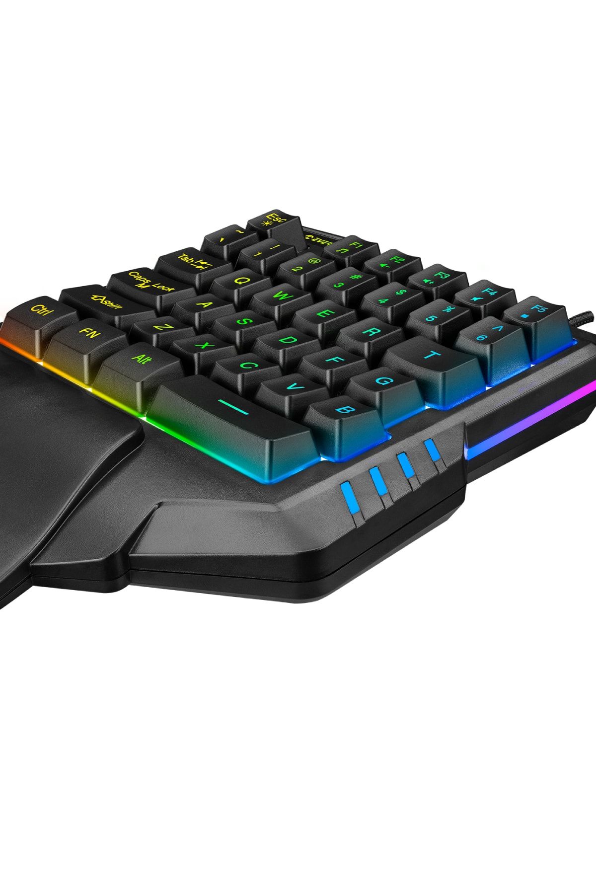 Everest Kb-r177 Salvo Rainbow Rgb Ledli 35 Tuşlu Multimedya Mini Gaming Oyuncu Klavyesi