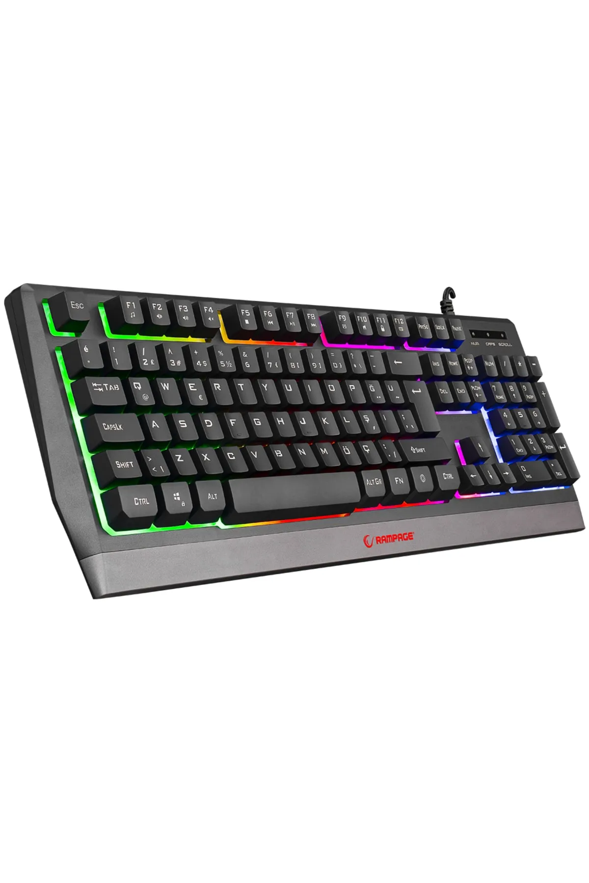 Rampage Kb-r52 Style Rainbow Aydınlatmalı Gaming Oyuncu Klavyesi