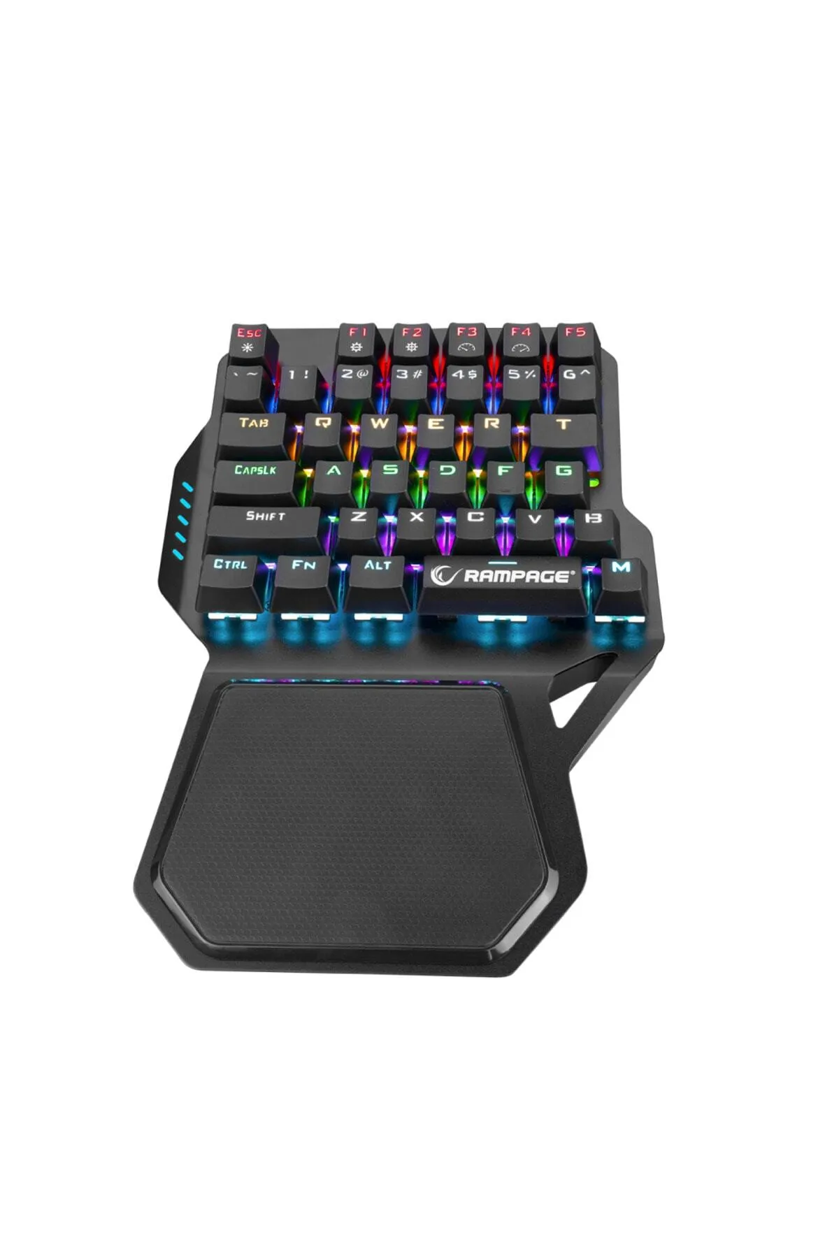 Rampage Kb-r77 Blue Switch Usb Rainbow Backlight Mekanik 36 Tuşlu Mini Gaming Oyuncu Klavyesi