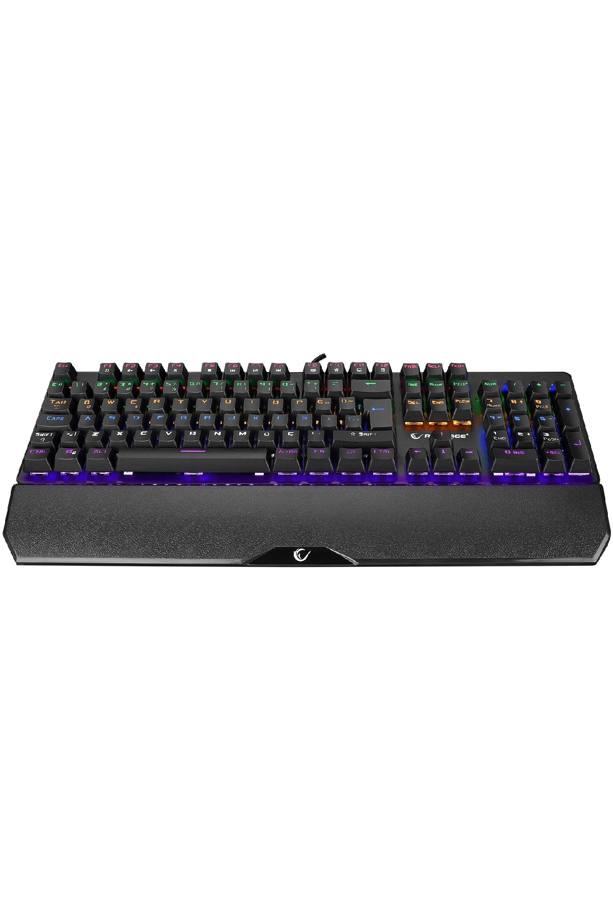 Rampage Kb-r86 Umbra Siyah Usb Rainbow Aydınlatmalı Blue Switch Mekanik Gaming Oyuncu Klavyesi