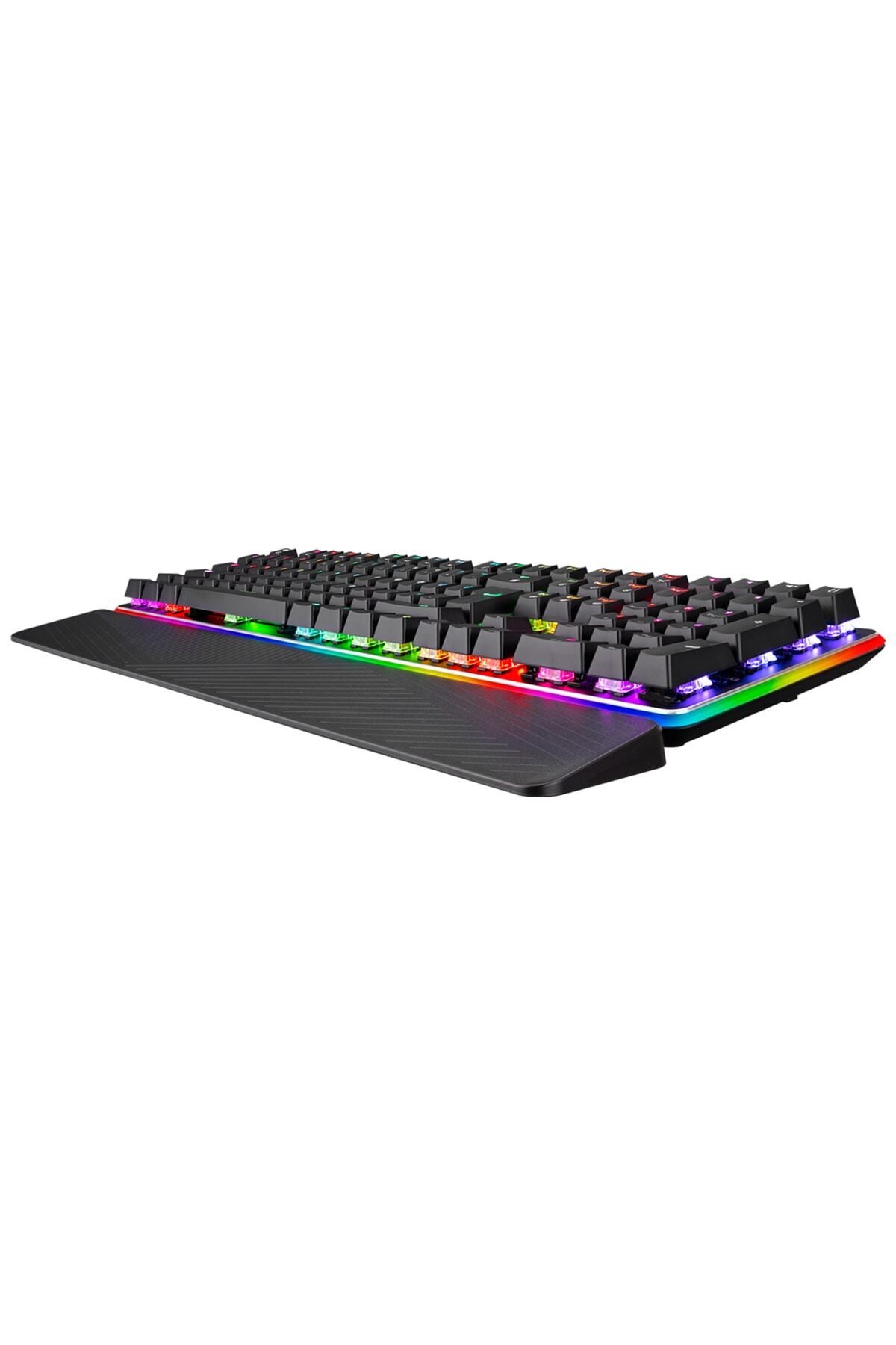 Rampage Kb-r96 Ultımate Optical Switch Full Rgb Ve Metal Gövdeli Su Geçirmez Mekanik Gaming Oyuncu Klavyesi