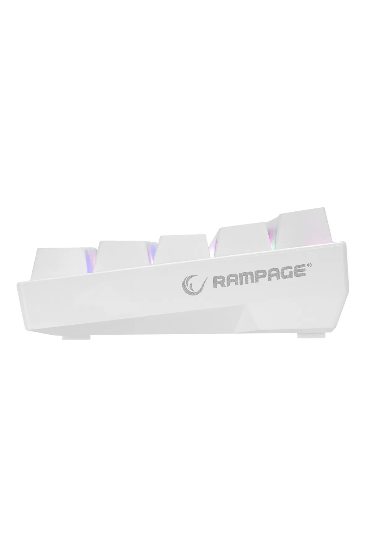 Rampage KB-RX63 B-ATOM Beyaz Bluetooth RGB Backlight Blue Switch Mekanik Q 63 Tuşlu Gaming Oyuncu Klavyesi