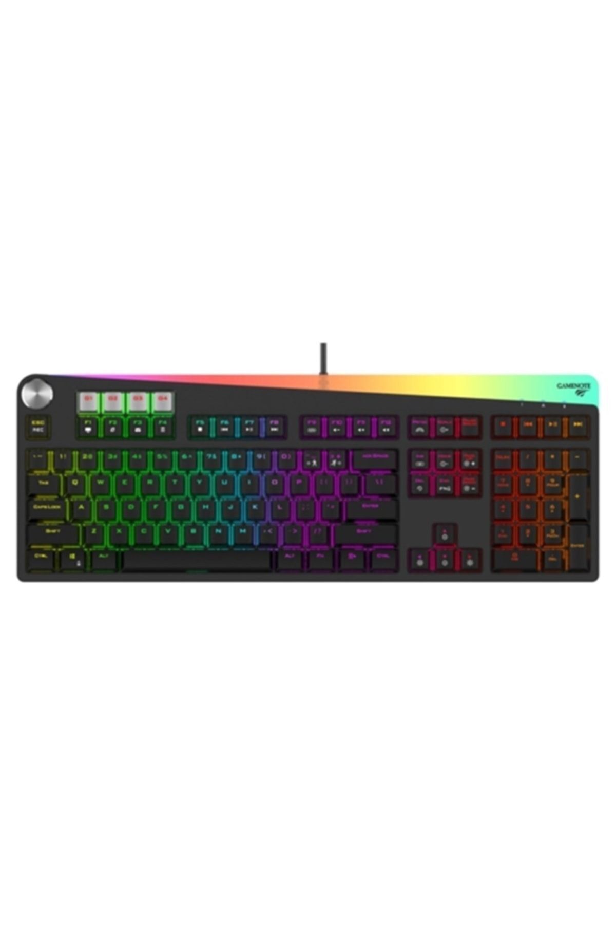 Gamenote Kb473l Kablolu Mekanik Rgb Gaming Klavye Siyah/usb/mekanik/arkadan Aydınlatmalı Rgb