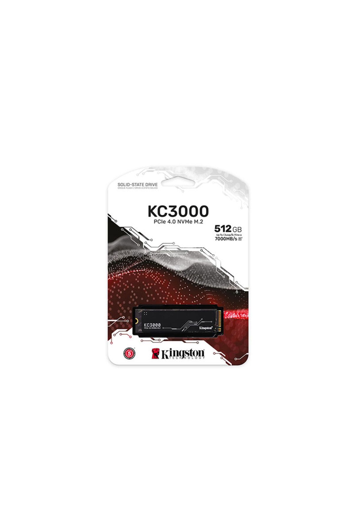 Kingston KC3000 512GB 22x80mm PCIe 4.0 x4 M.2 NVMe SSD