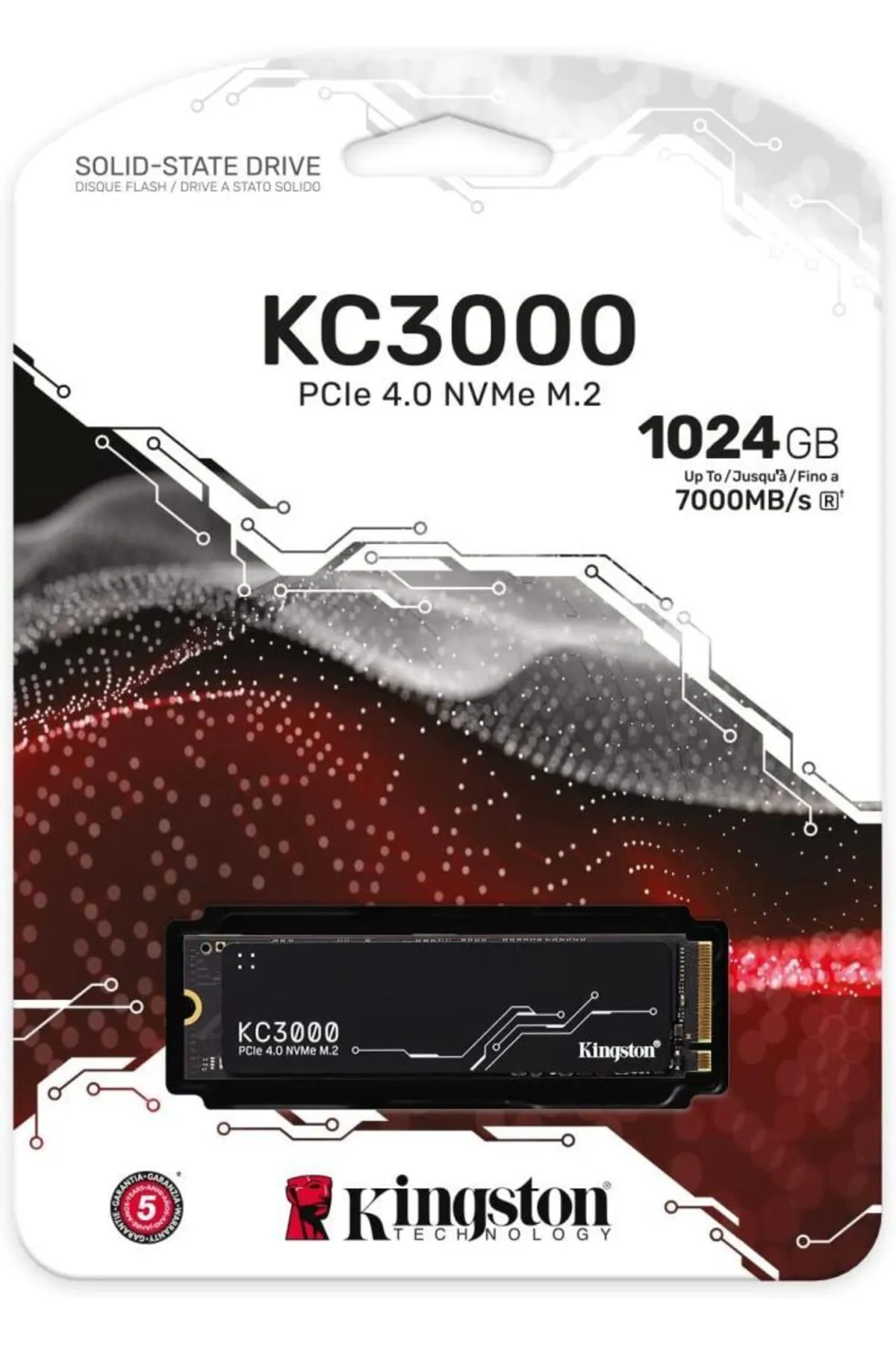 Kingston Kc3000 Skc3000s/1024g 1 Tb Pcıe 4.0 X4 M.2 Ssd