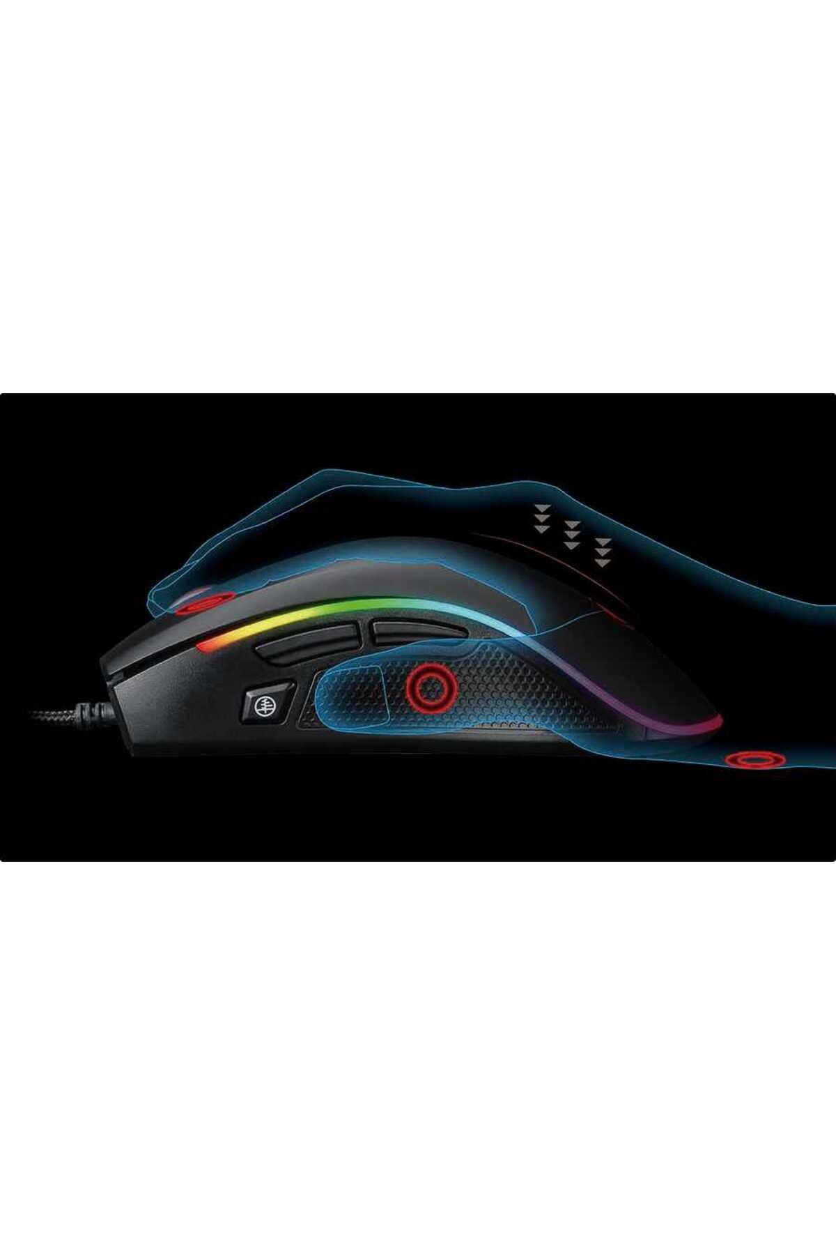 Canpay Keskin Nişancı Ateş Etme Tuşlu Gaming Mouse (11 Modlu RGB LED Işıklı,9 Çeşit Buton, Pixart Sensör)