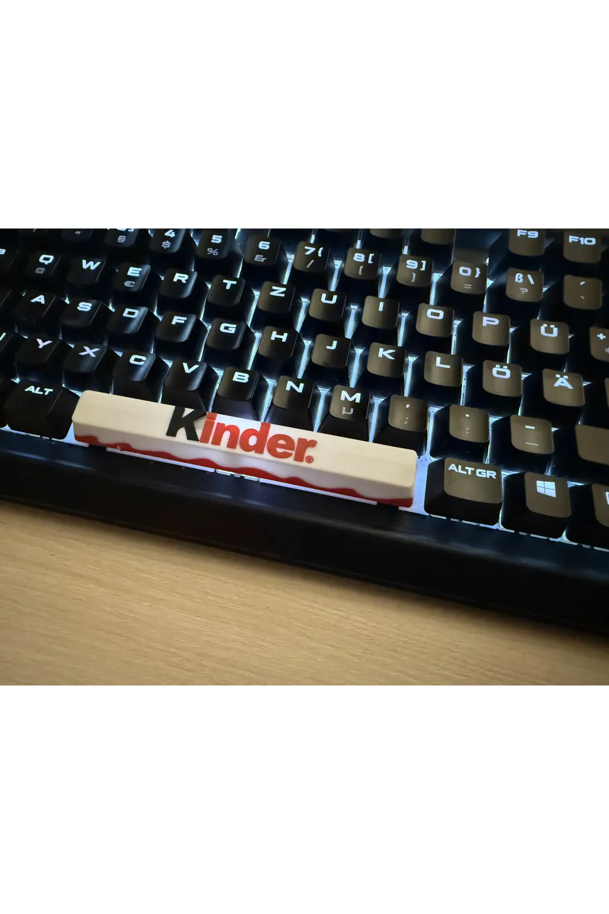 3D Craft Kinder Space Tuşu Mekanik Klavye Tuşu Artisan Keycaps Gamer Aksesuar