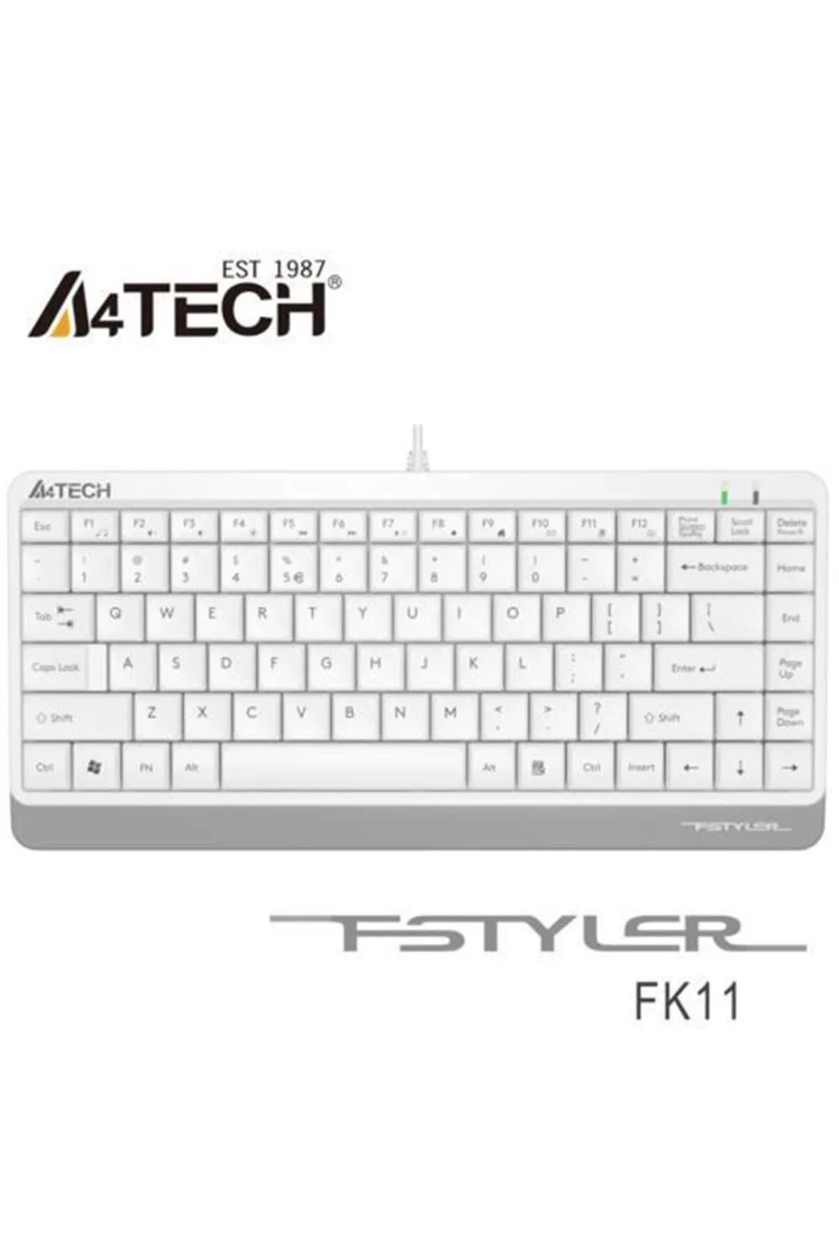 Everest KLAVYE A4 TECH KABLOLU MİNİ  (FK-11)