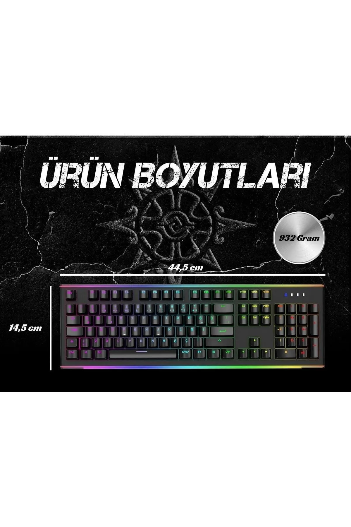 Inca Klavye Ikg-452 Empousa Rgb Oyuncu Sessiz Gerçek Mekanik El Bilekliği Hediyelidir