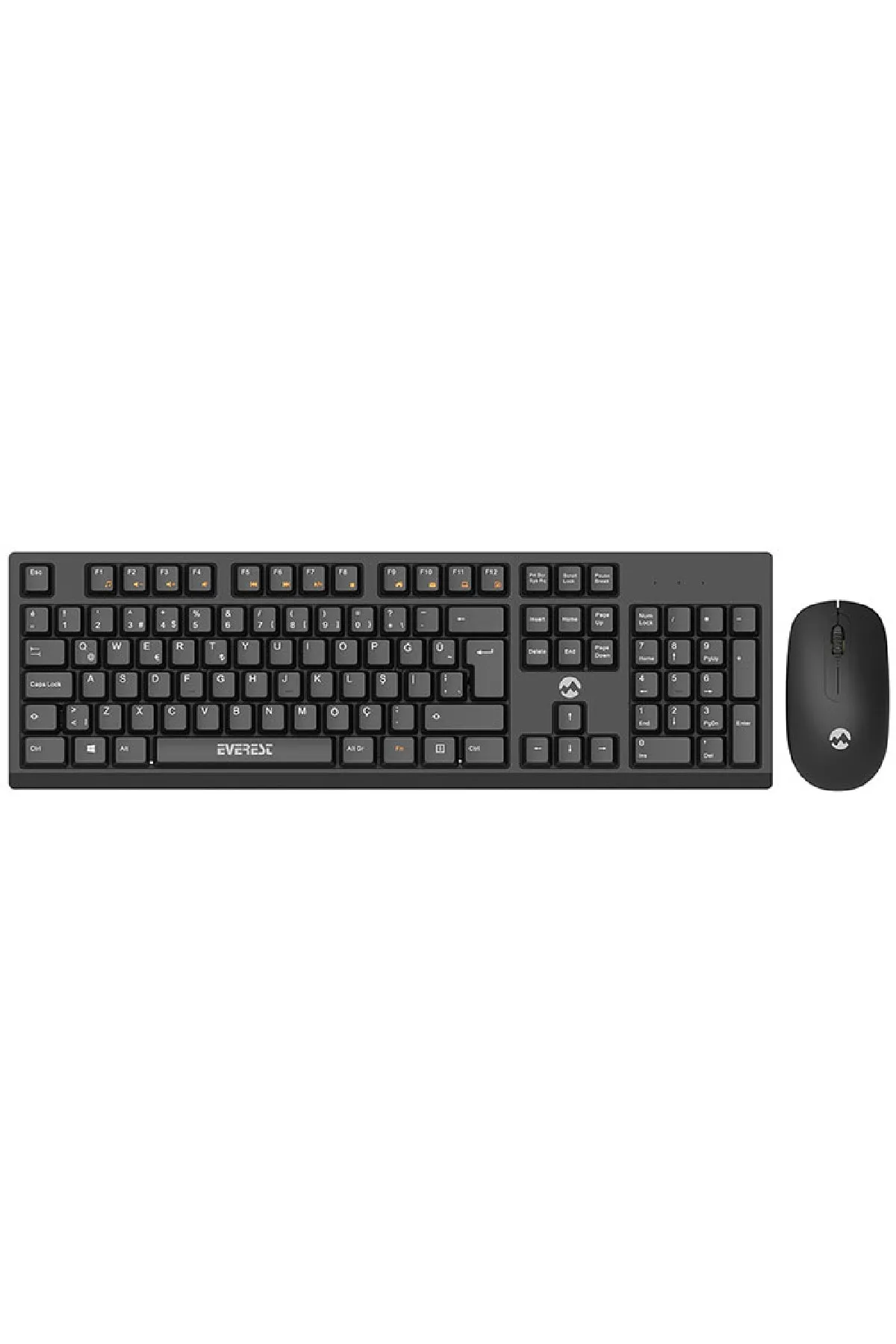 Everest Km-2510 Siyah Kablosuz Q Multi Klavye Mouse