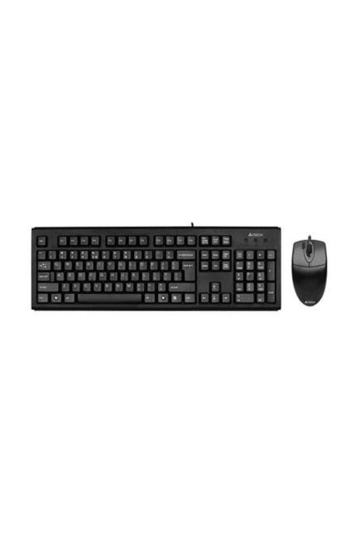 A4 Tech Km-72620D Klavye Mouse Set / Siyah / Usb