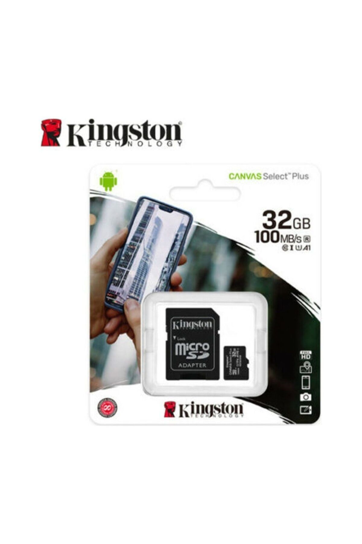 Kingston Kıngston 32gb Mıcro Sdhc Canvas Cl10 Sdcs2/32gb