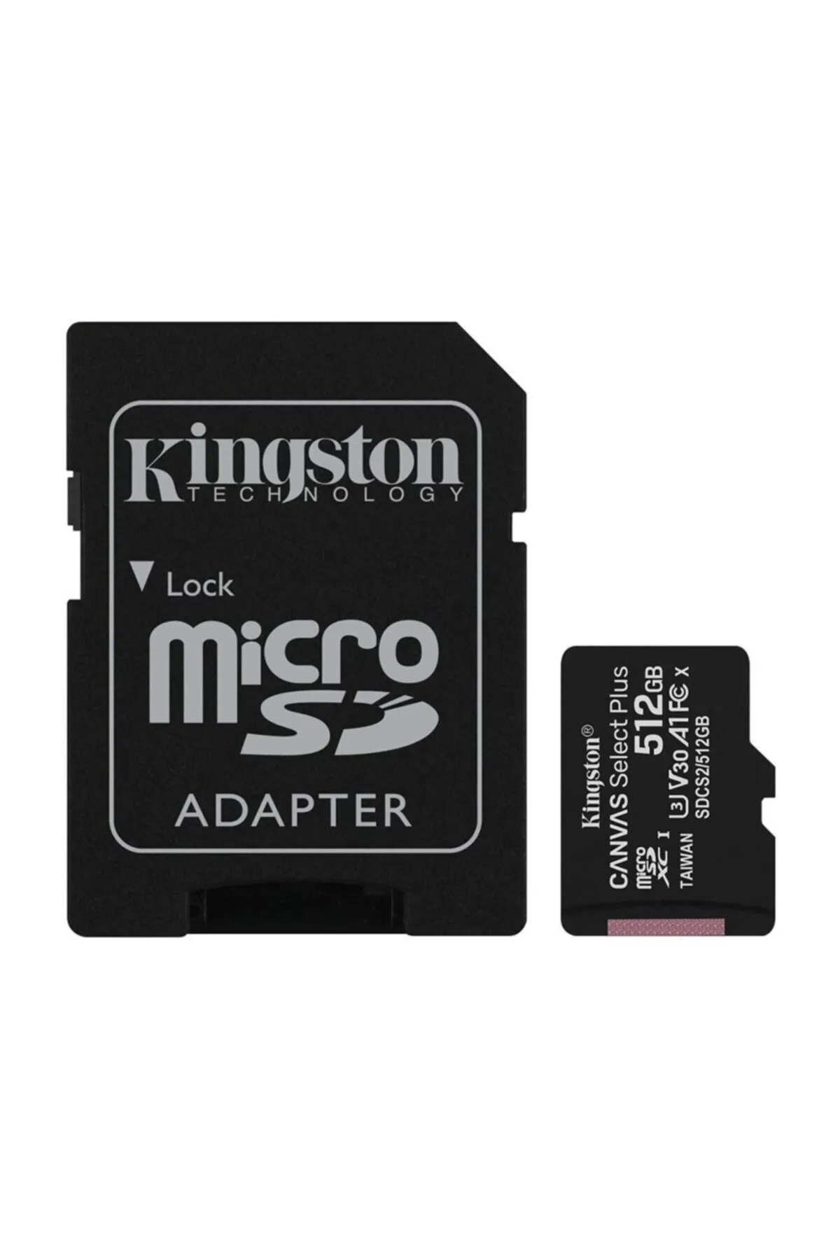 Kingston Kıngston 512gb Canvas Select Plus Microsd Kart Cl10 Sdcs2/512gb