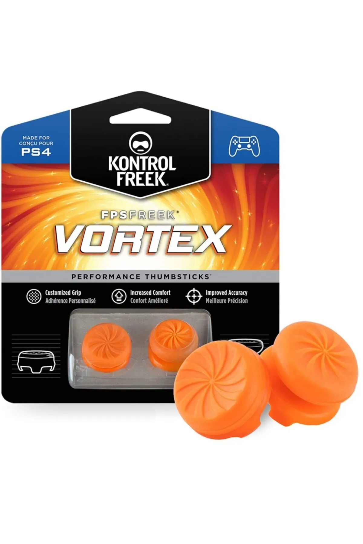 kontrolfreek Kontrol Freek Ps4 Fps Vortex Analog Koruyucu Turuncu