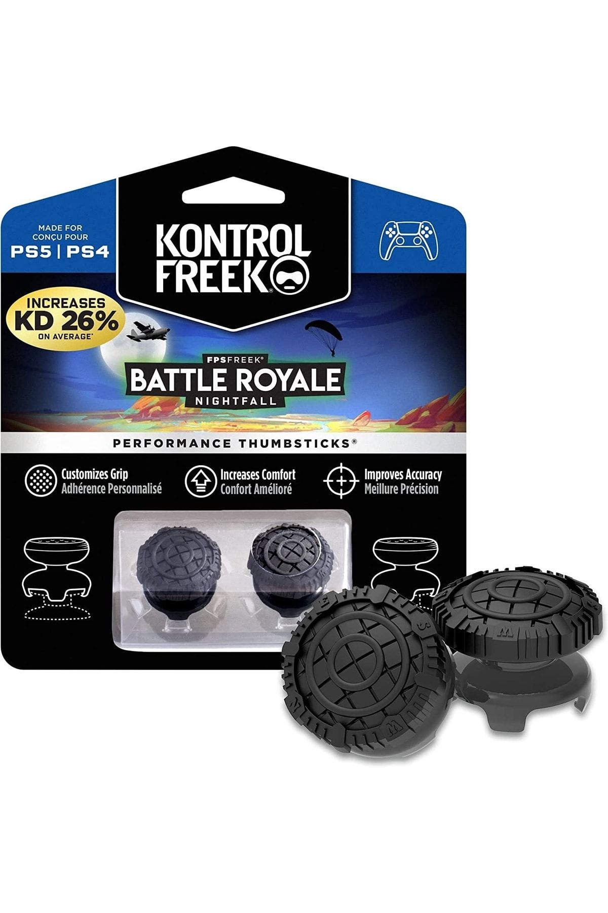 Fame Kontrolfreek Battle Royale V1 Ps5 & Ps4 Analog Koruyucu Yükseltici Profesyonel Oyun Kolu Aksesuarı