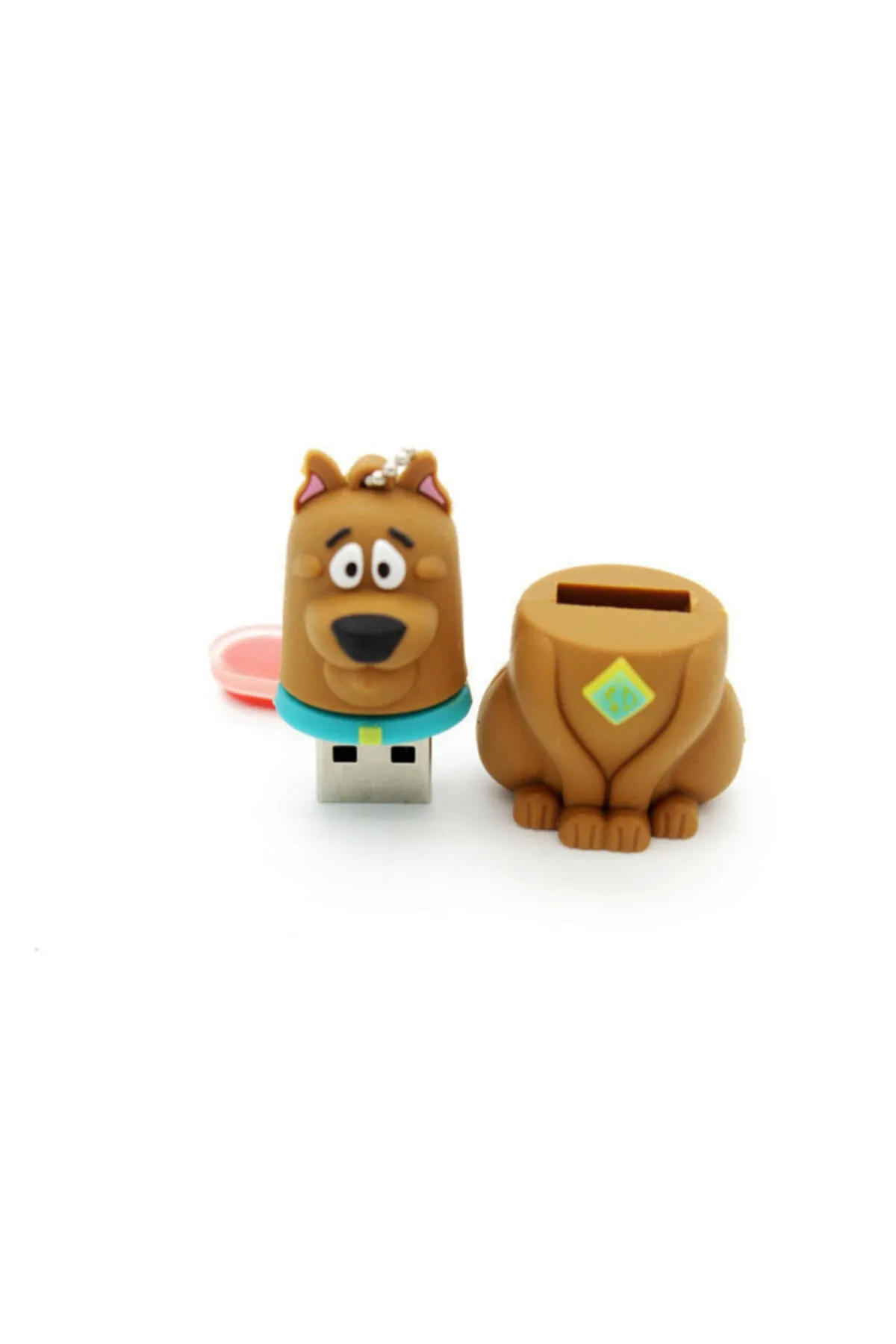 SYNOPE Köpek Scooby Doo Usb Flash Bellek 64 Gb ( Karikatür Oyuncak Harici Komik Farklı Çizgi Karakter )