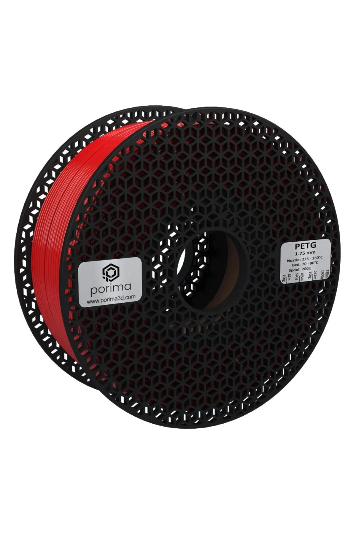 Porima Kırmızı Petg Filament 1.75mm 1kg