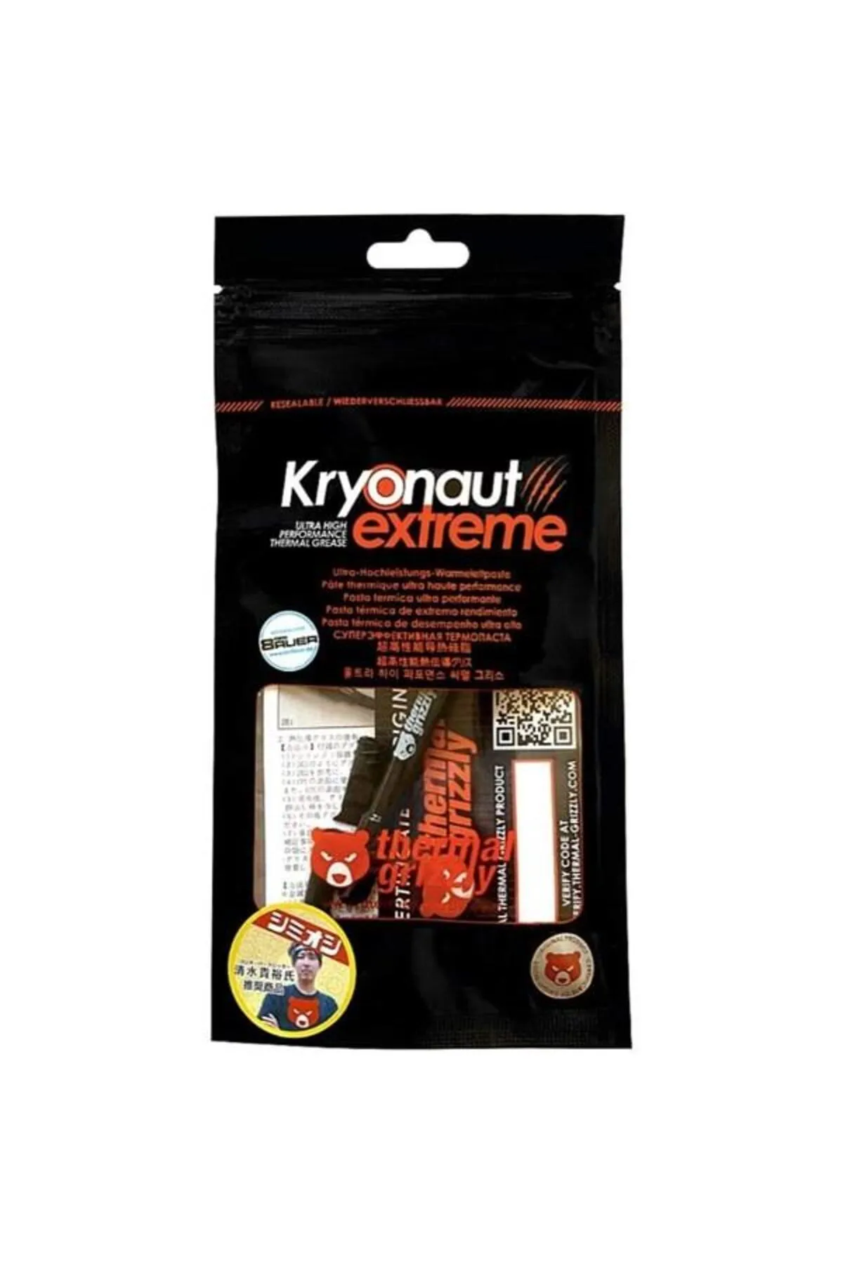 Thermal Grizzly Kryonaut Extreme 2gr 14.2w Multilingual (VPE 50) Yüksek Performanslı Termal Macun