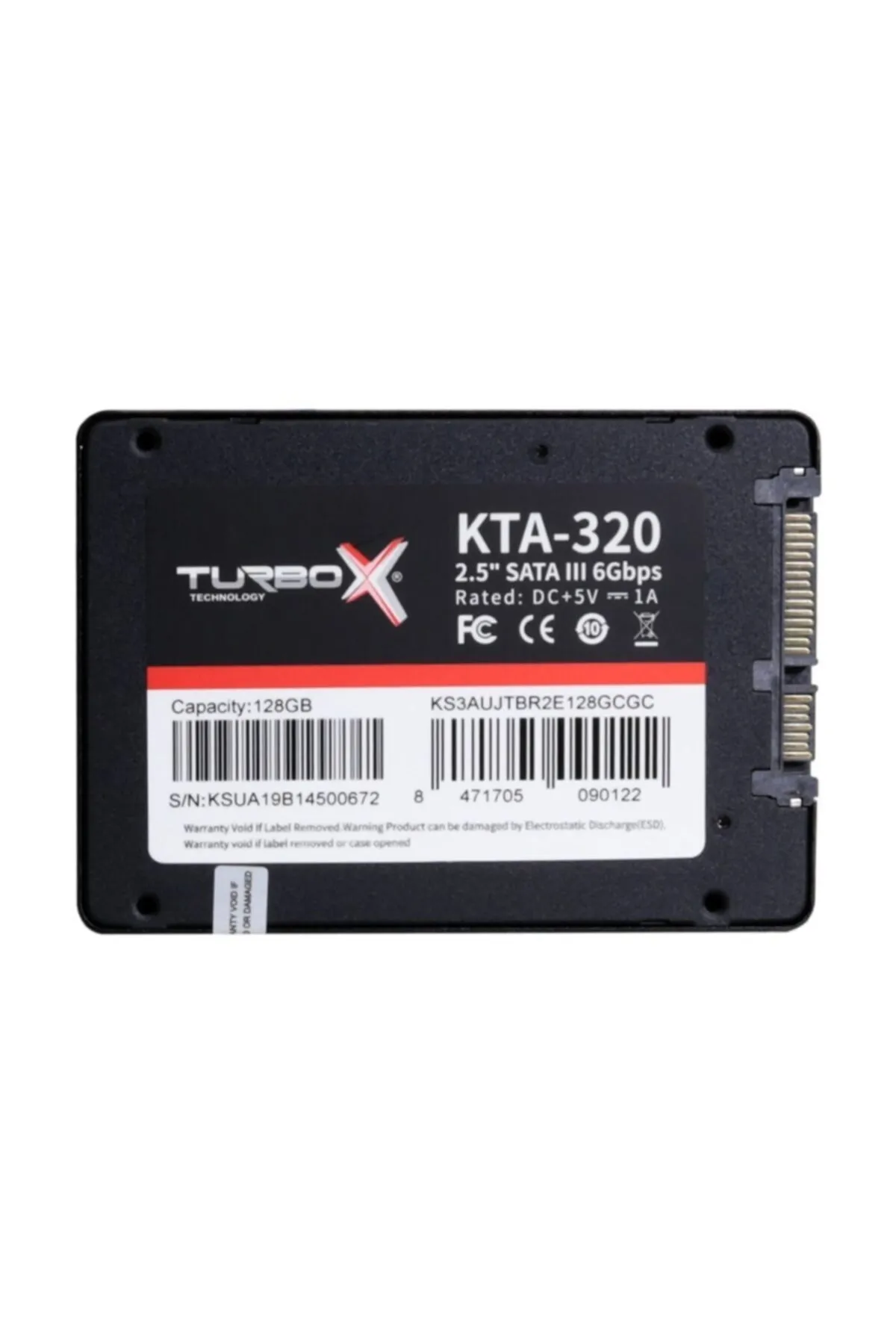 Turbox Kta320 Sata3 520/400mbs 2.5" 256gb Ssd